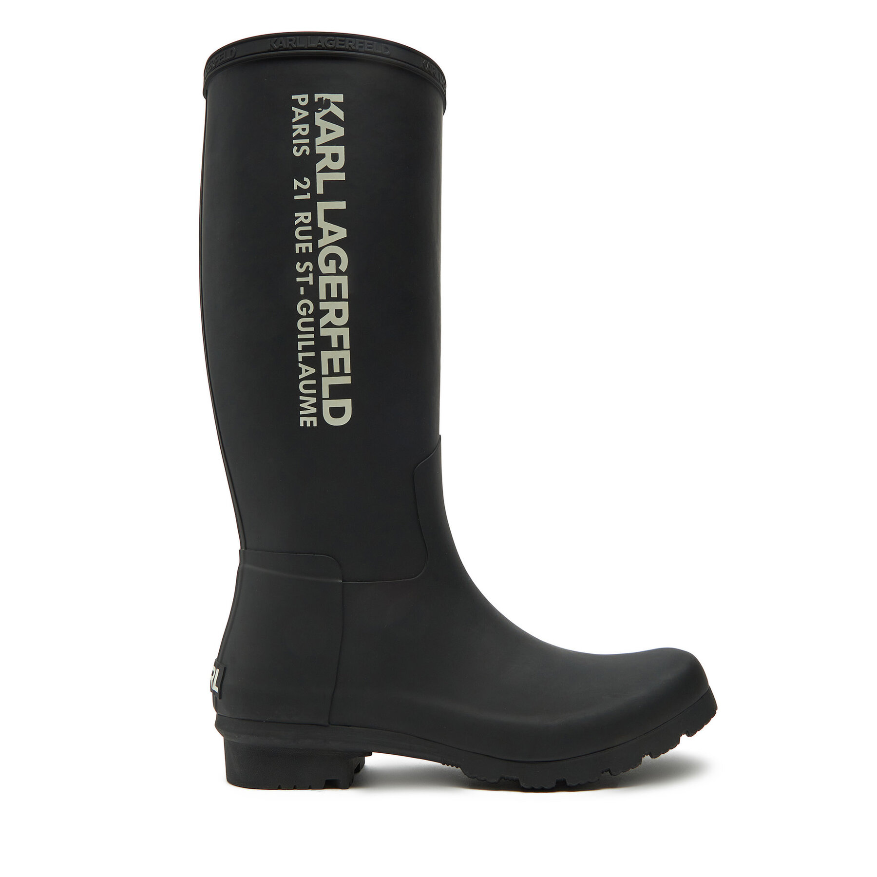 Cizme de cauciuc KARL LAGERFELD KL47085 Negru