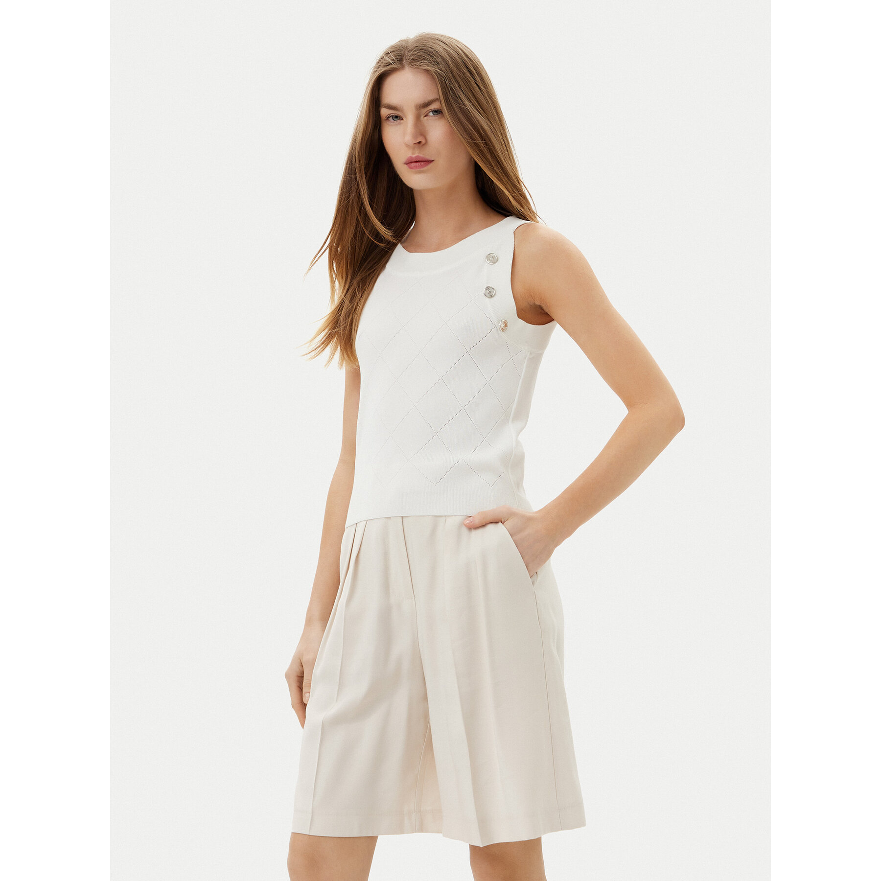 Artigli Top ACMA001879 Kremna Regular Fit