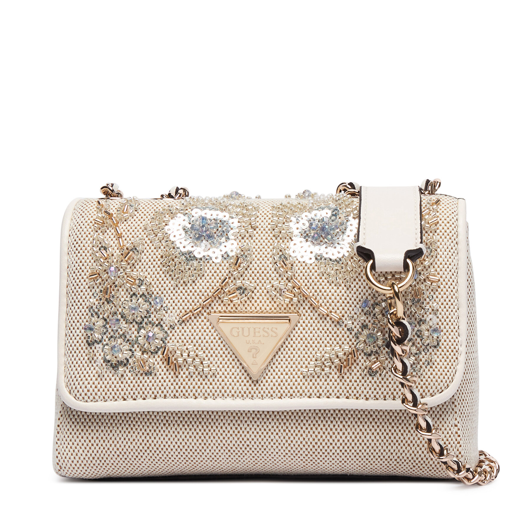 Τσάντα Guess Giully II Mini HWAE96 73740 Μπεζ