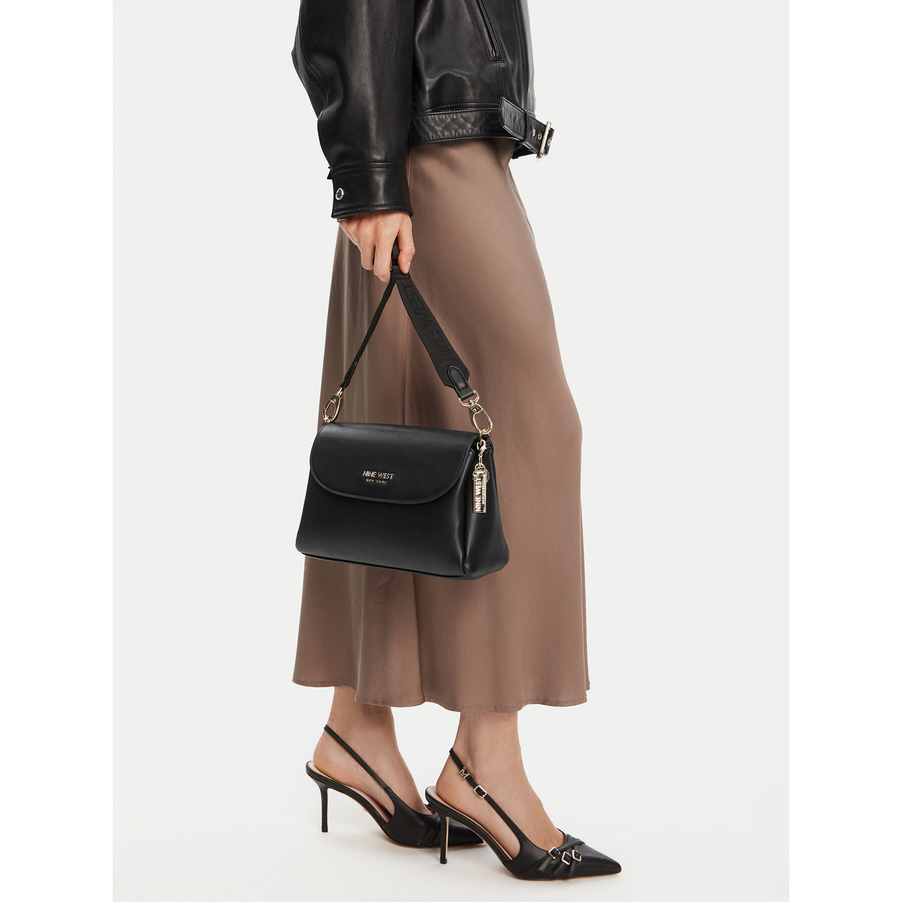 Τσάντα Nine West CEO-East-Village-Essential-LX9962 Μαύρο