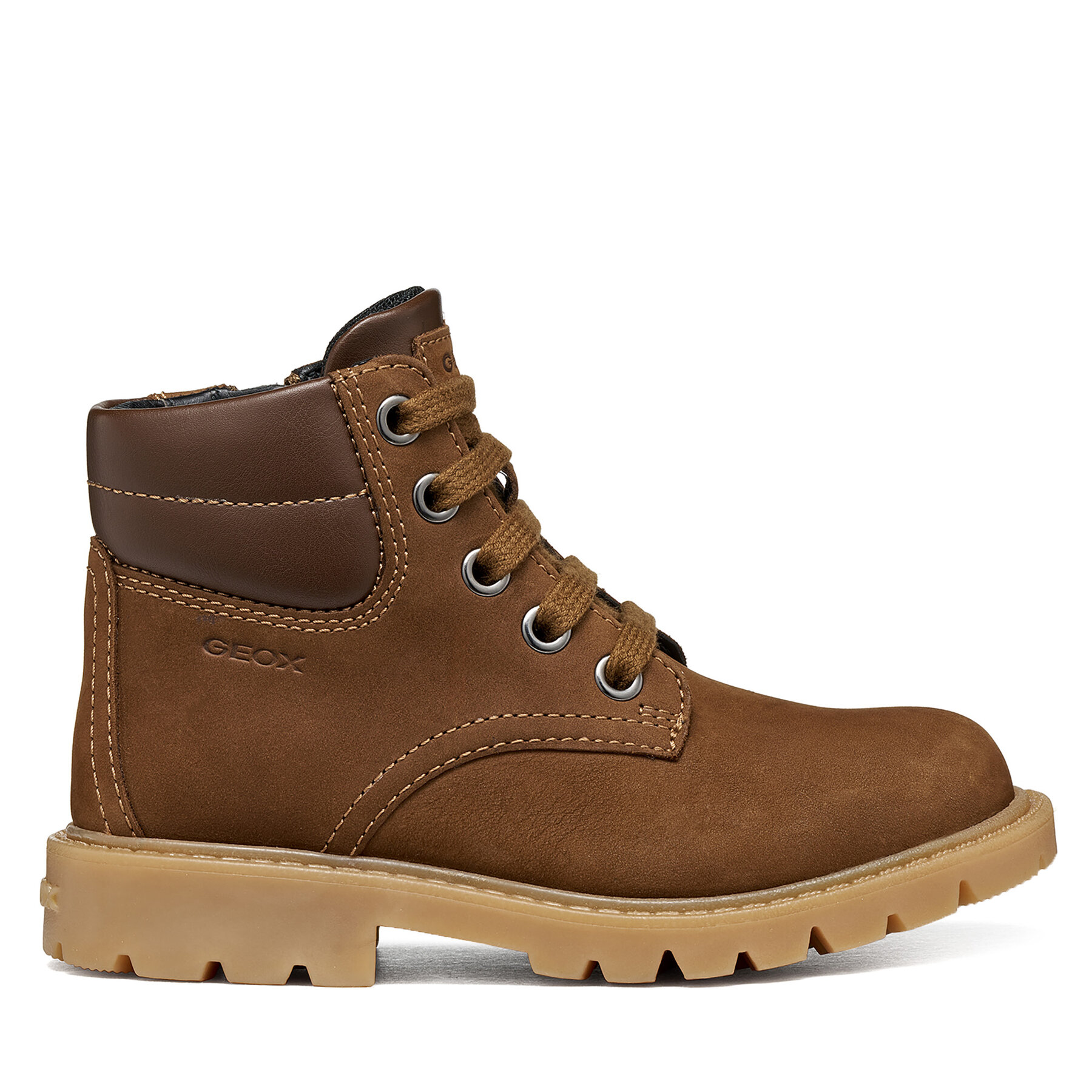 Outdoorová obuv Geox J Shaylax Boy J16FAB 032BC CS66R D Hnedá