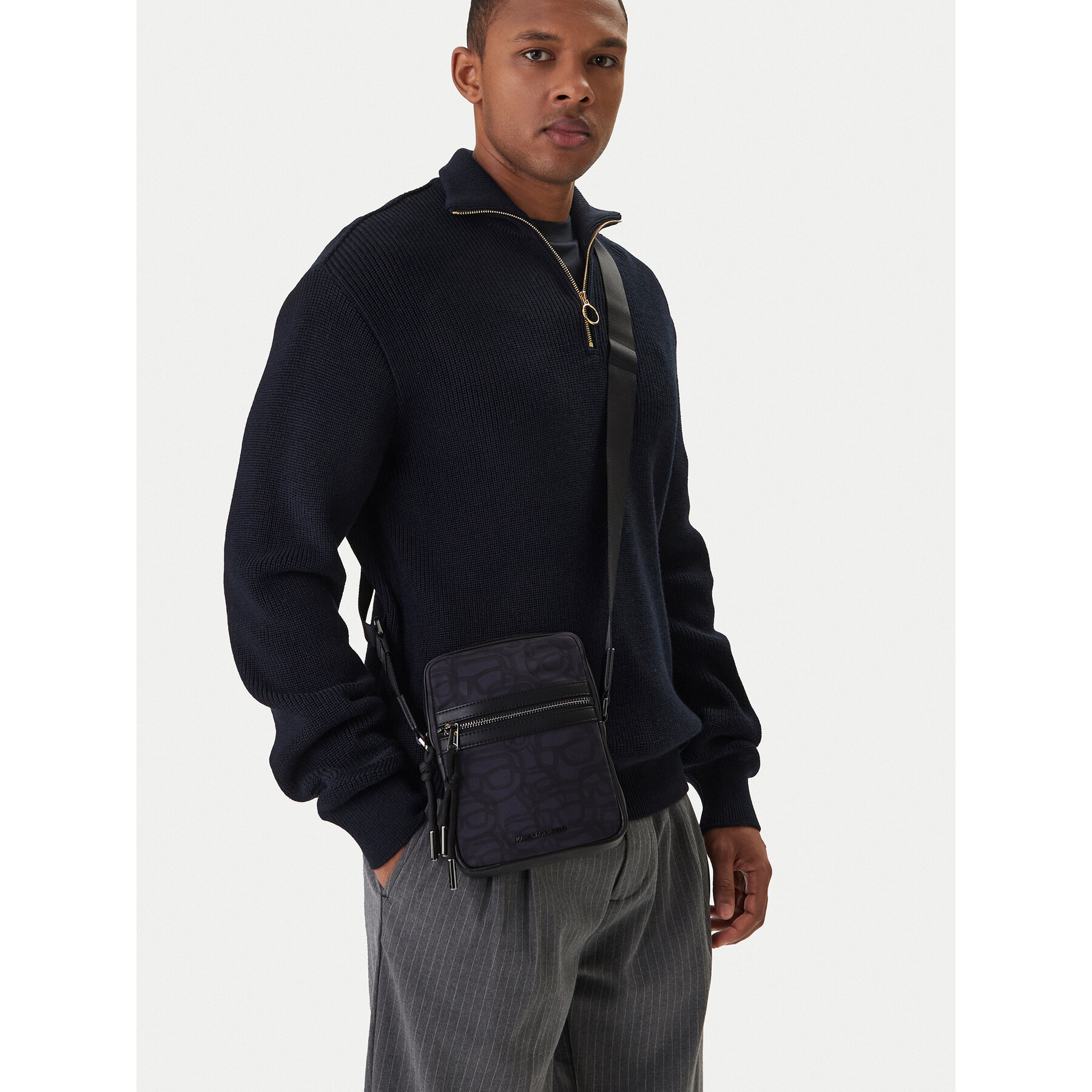 Τσαντάκι KARL LAGERFELD B1M30214 Μαύρο