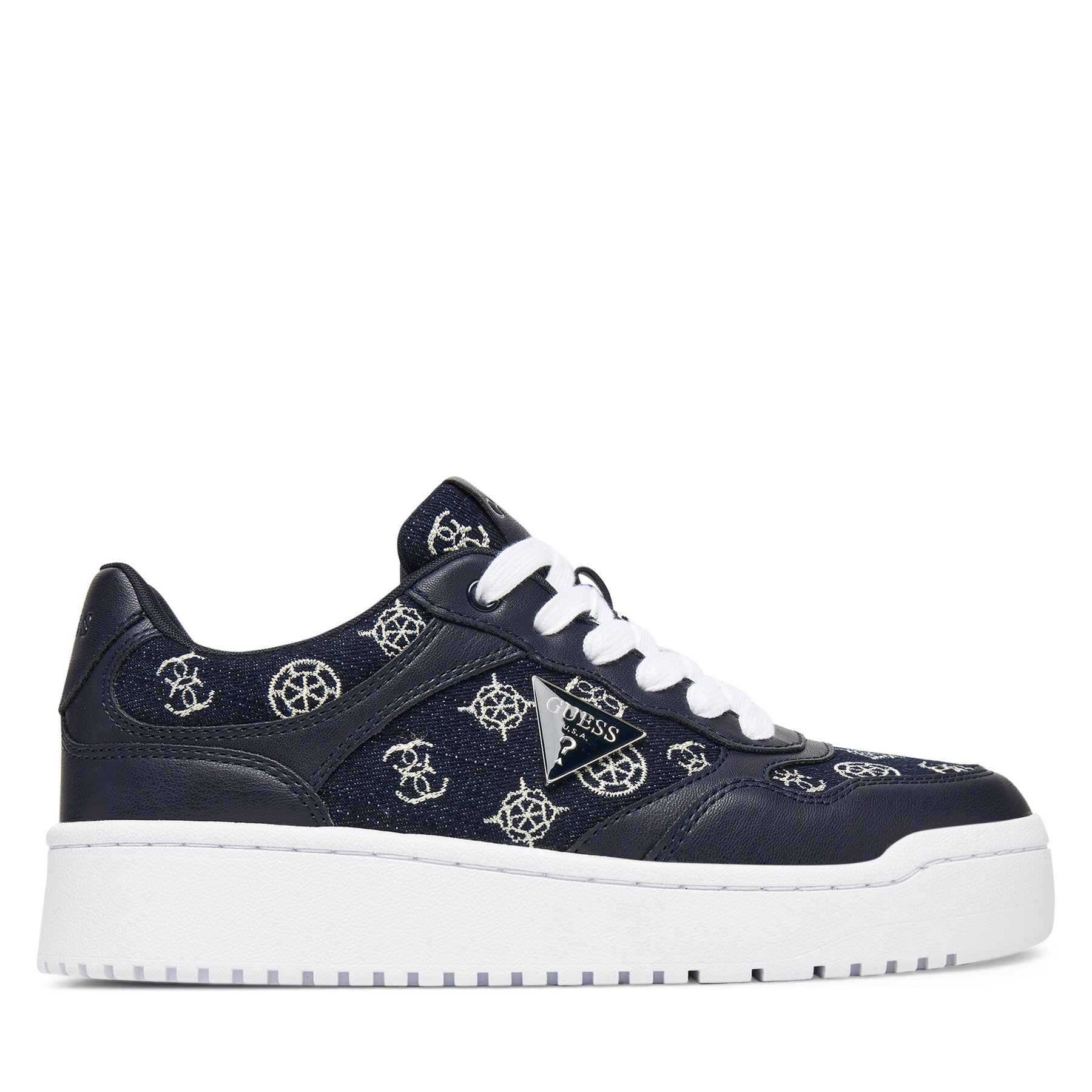 Sneakersy Guess FLTMR7 FAL12 Tmavomodrá