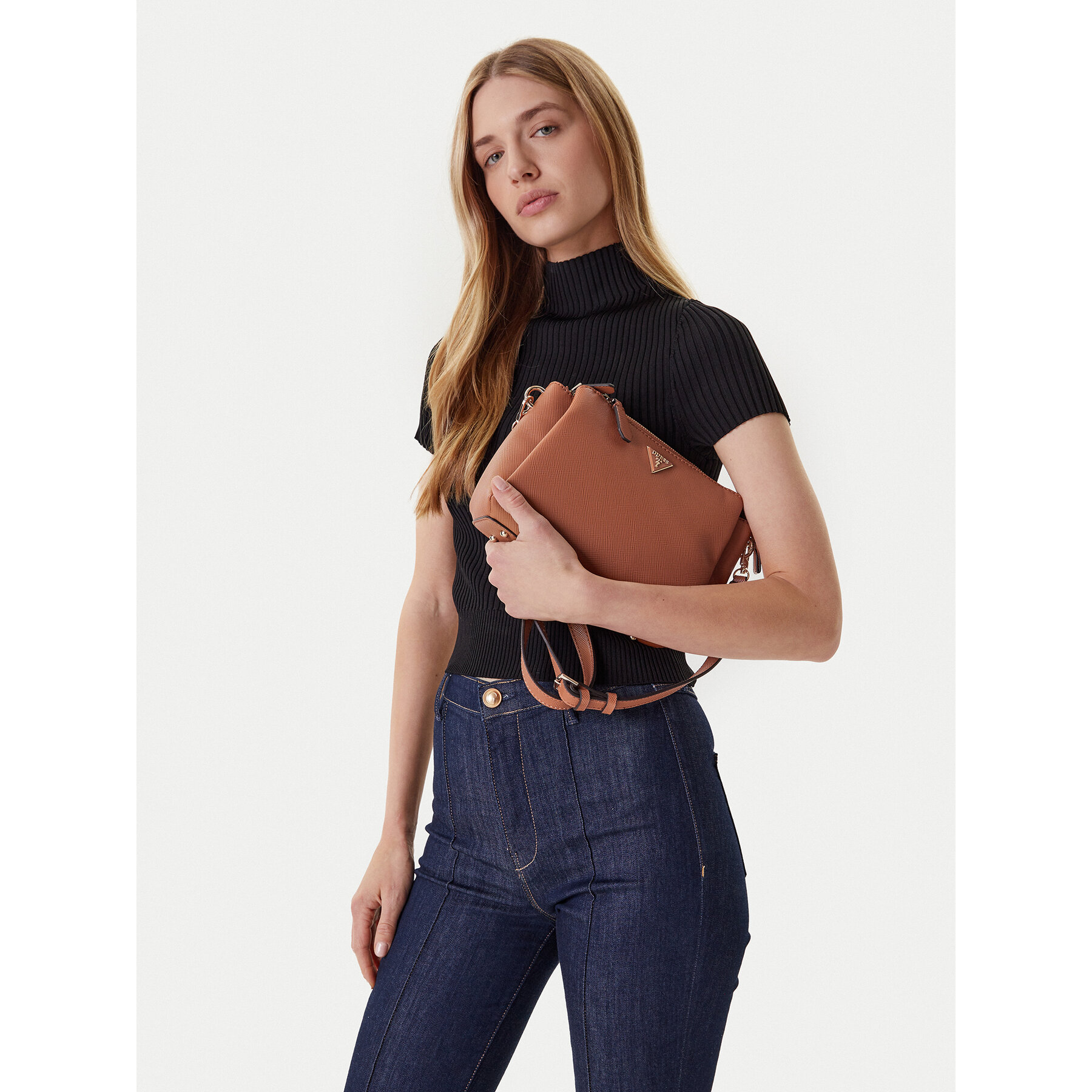 Дамска чанта Guess Noelle II HWZG96 72120 Кафяв