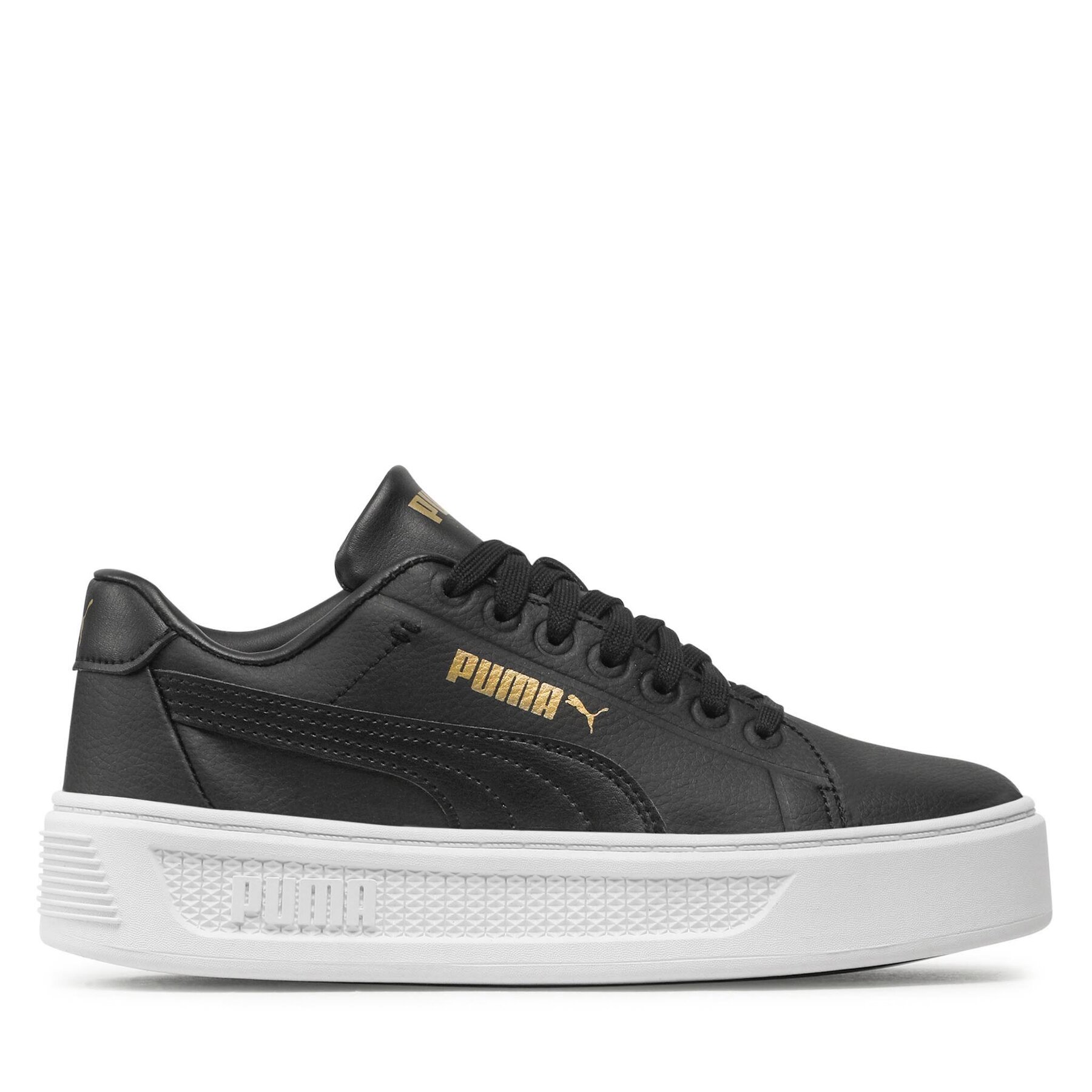 Zapatillas Puma Smash Platform V3 Sleek 389401 02 Negro
