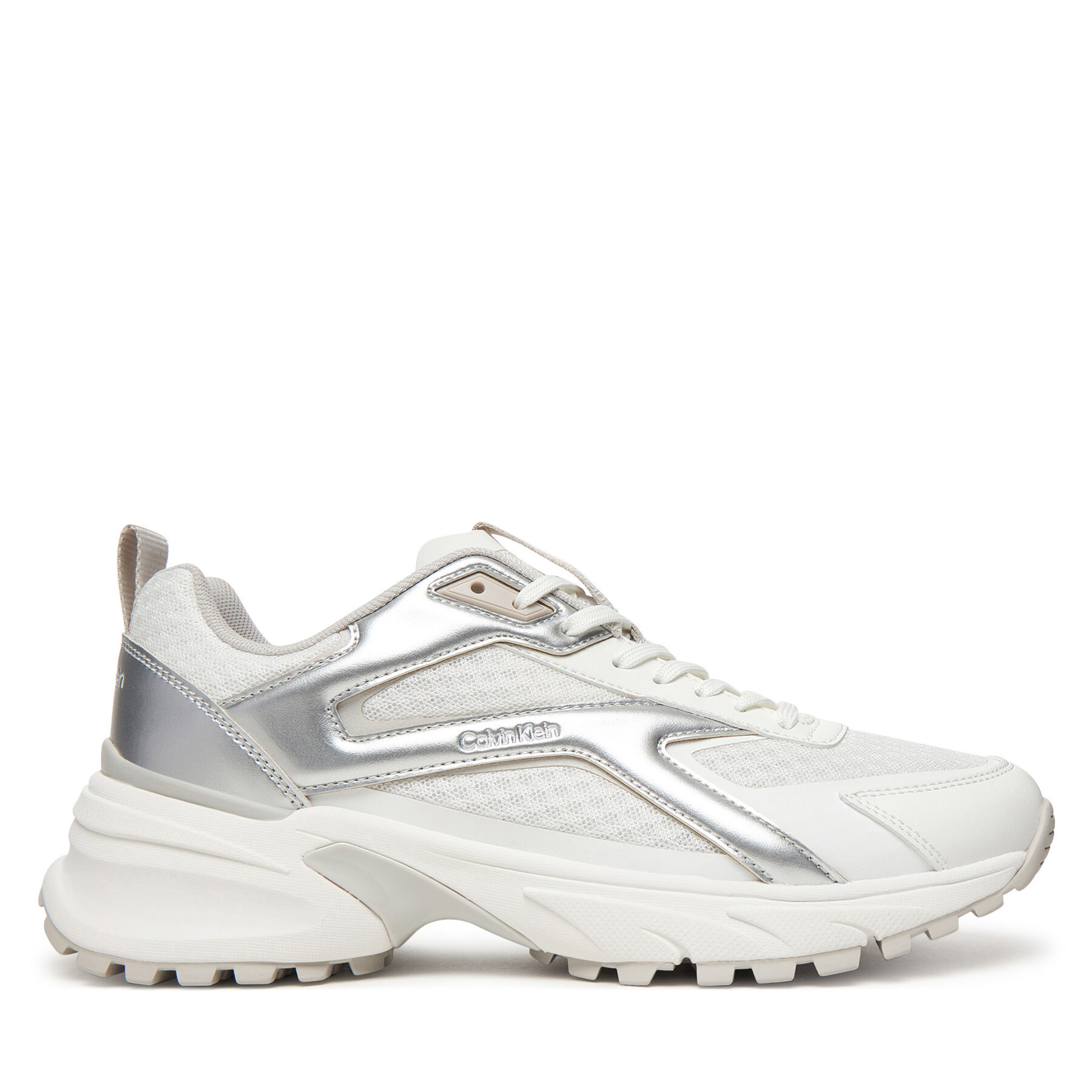 Αθλητικά Calvin Klein Hike Run Ckstripe Mesh Met HW0HW03140 Λευκό