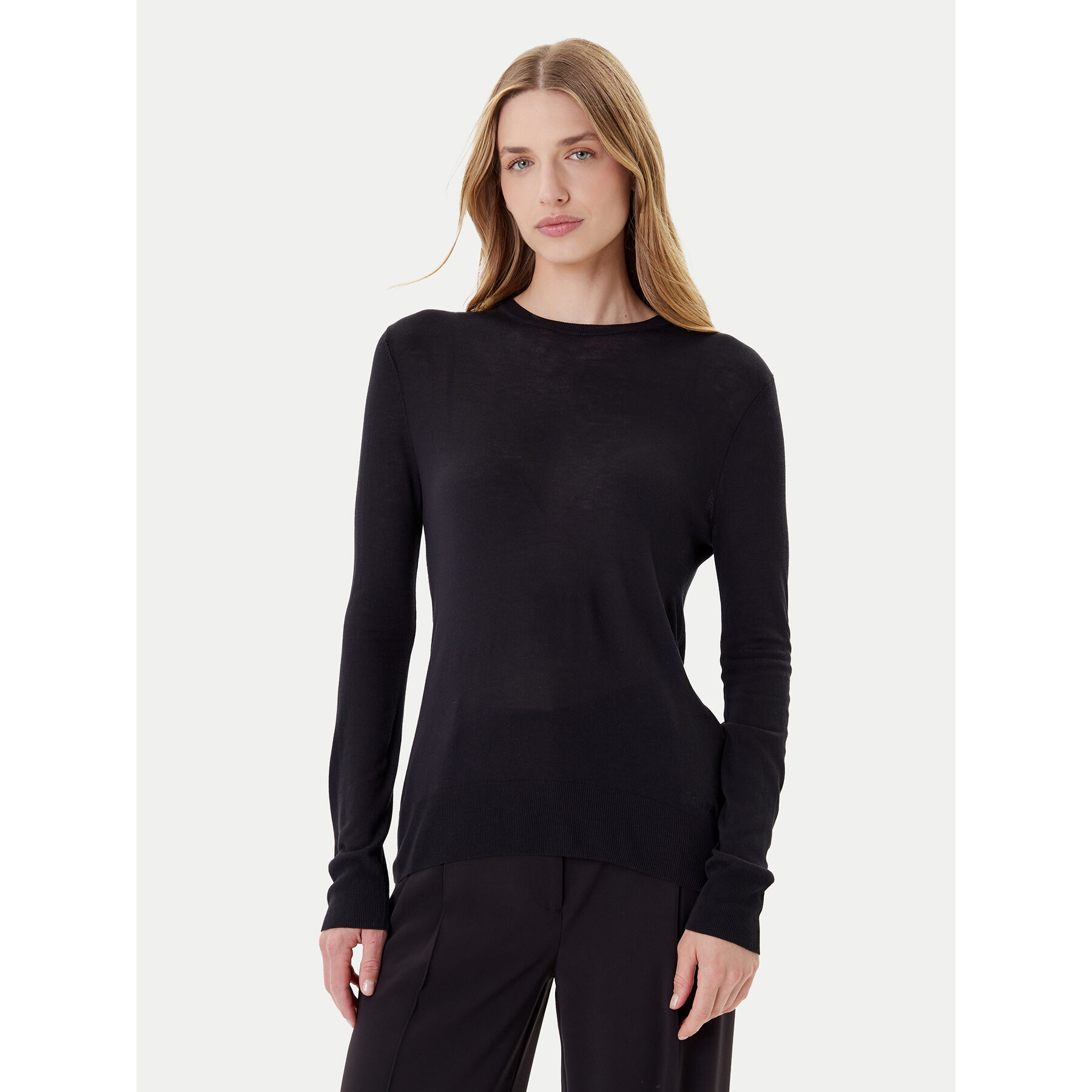 Calvin Klein Pullover LV044C339G Schwarz Regular Fit