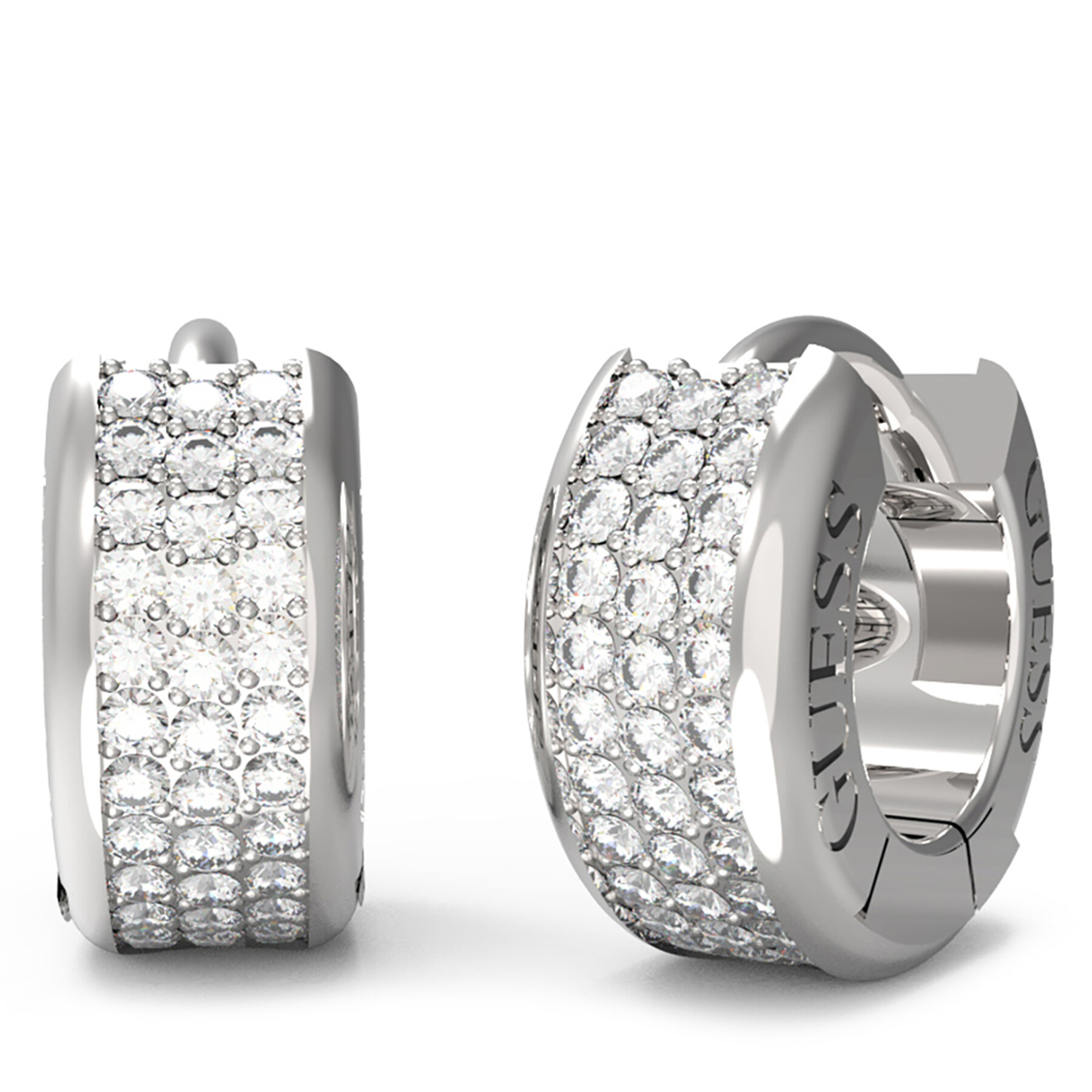 Náušnice Guess JUBE04 583JW Strieborná