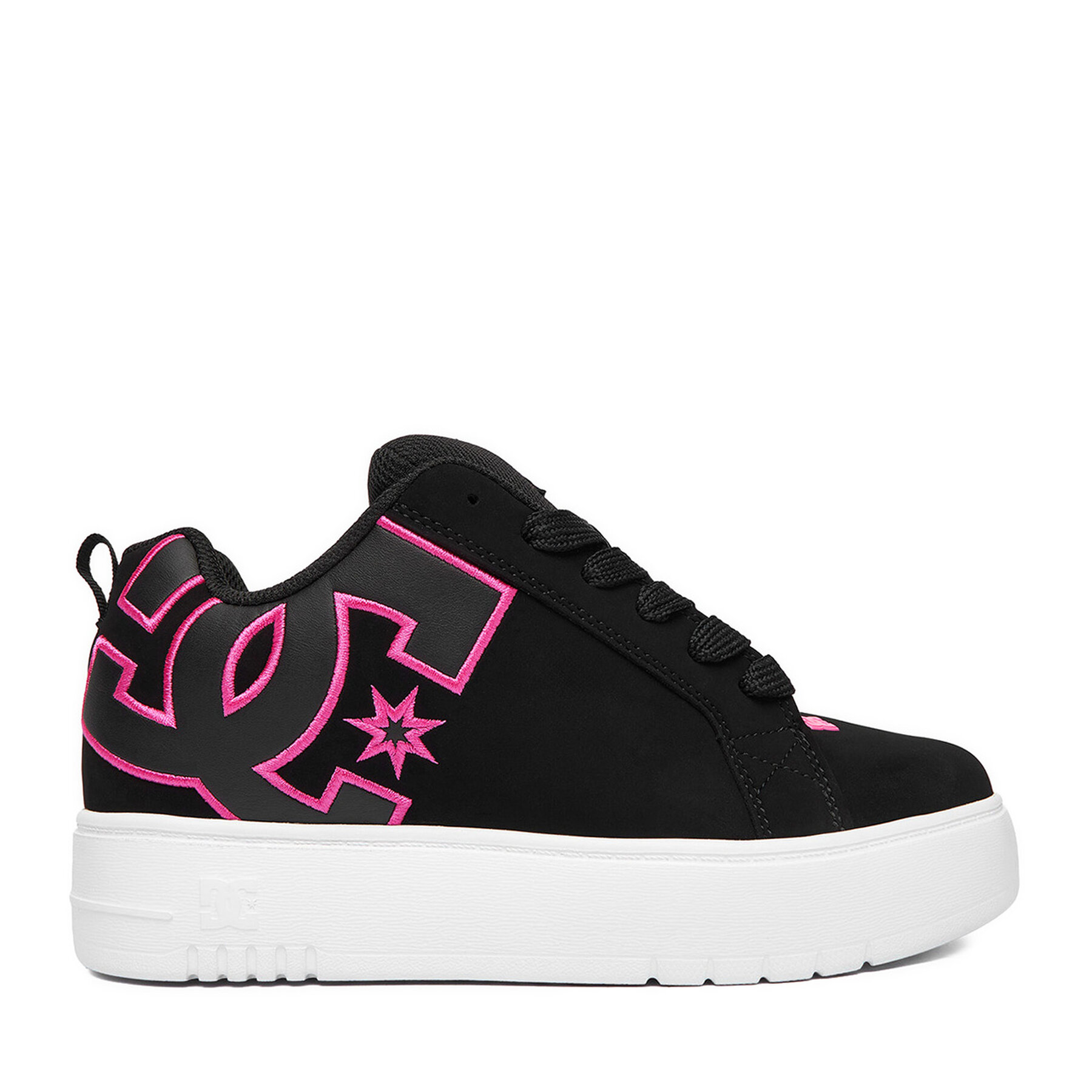 Damskie DC Shoes Sneakersy, Rozmiar 36 Czarny CEO-COURT GRAFFIK PLATFORM DC02422001