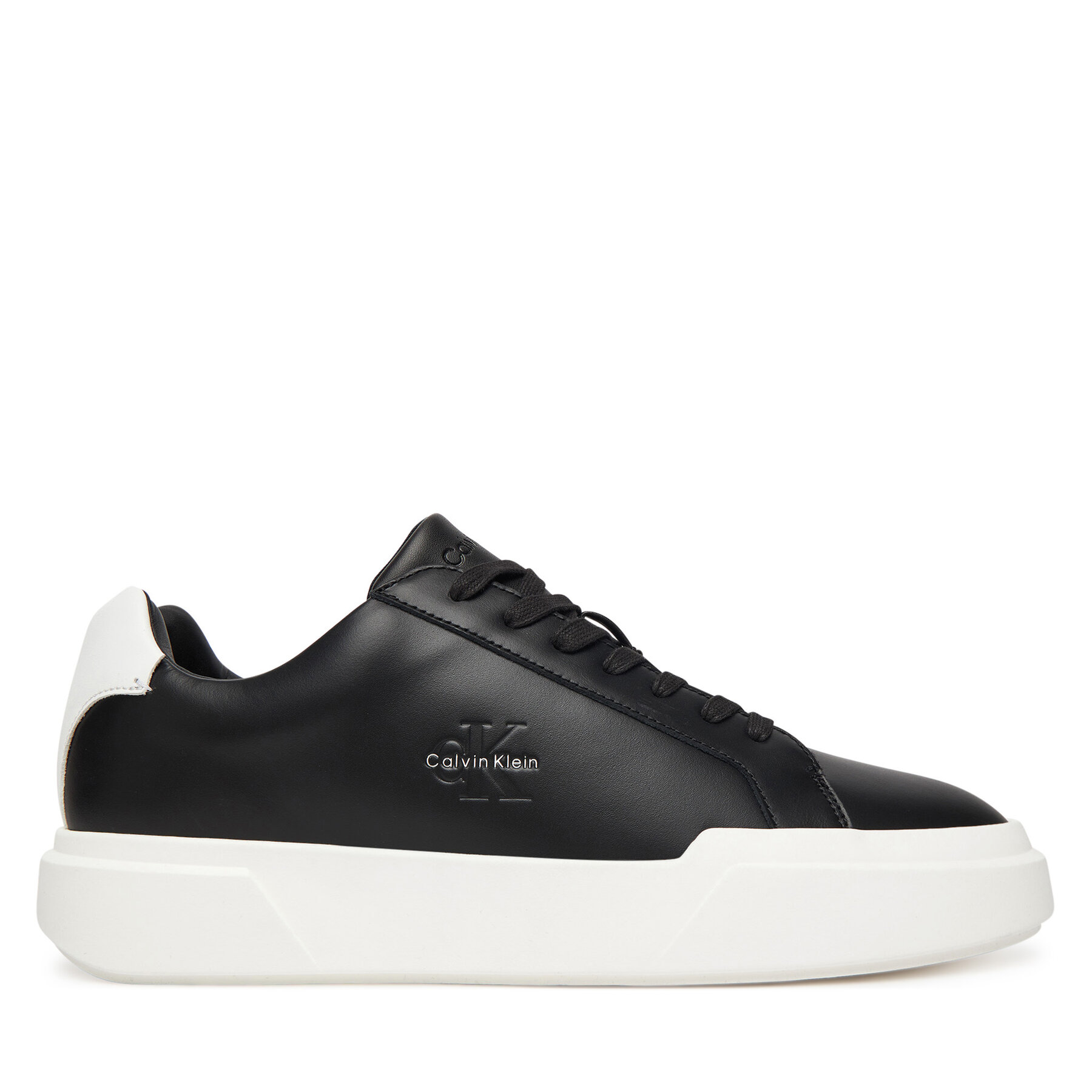 Sneakers Calvin Klein Chunky Cupsole Laceup Lth YM0YM01344 Nero