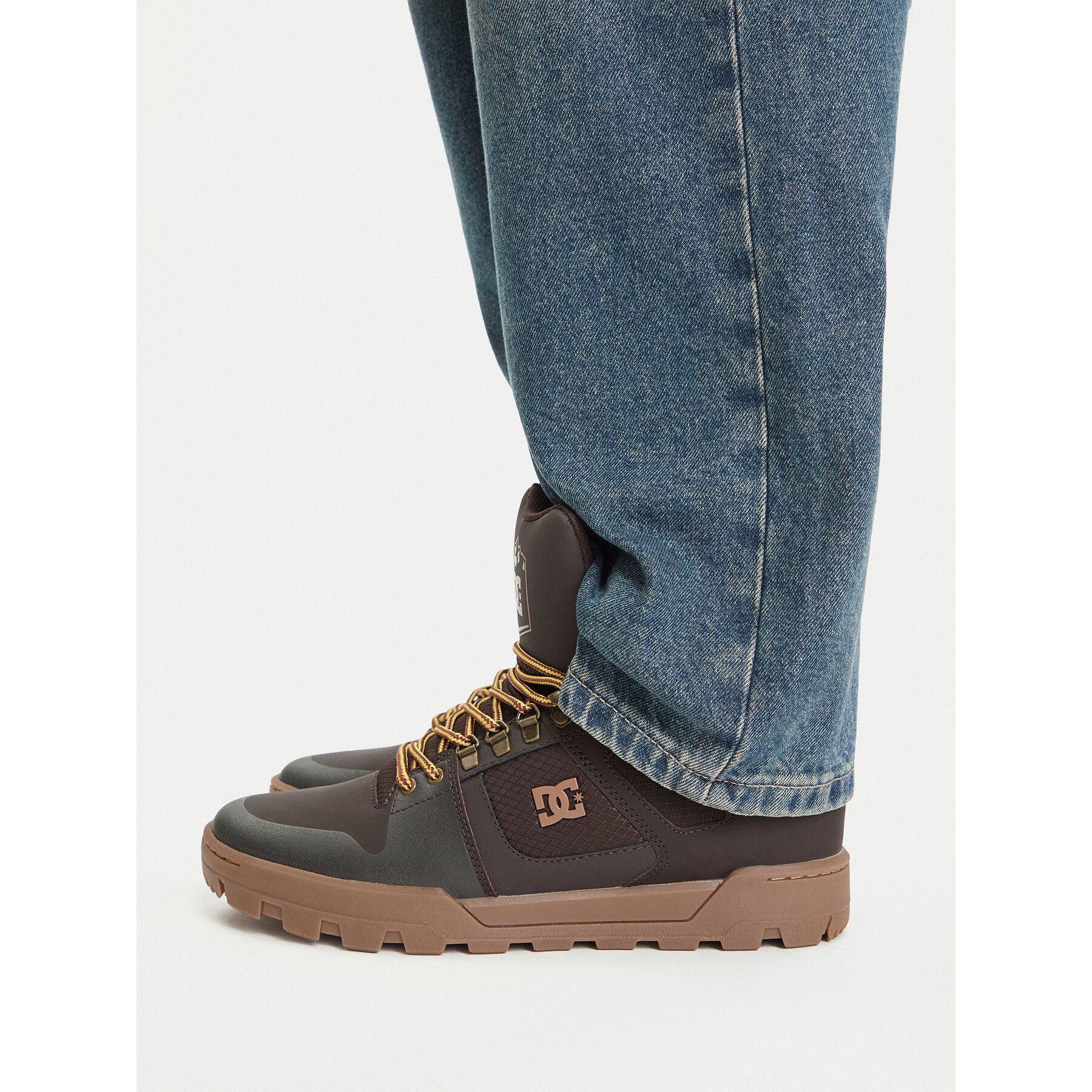 Sneakers DC Shoes EO-PURE HIGH TOP WR BOOT DC01803210 Maro închis