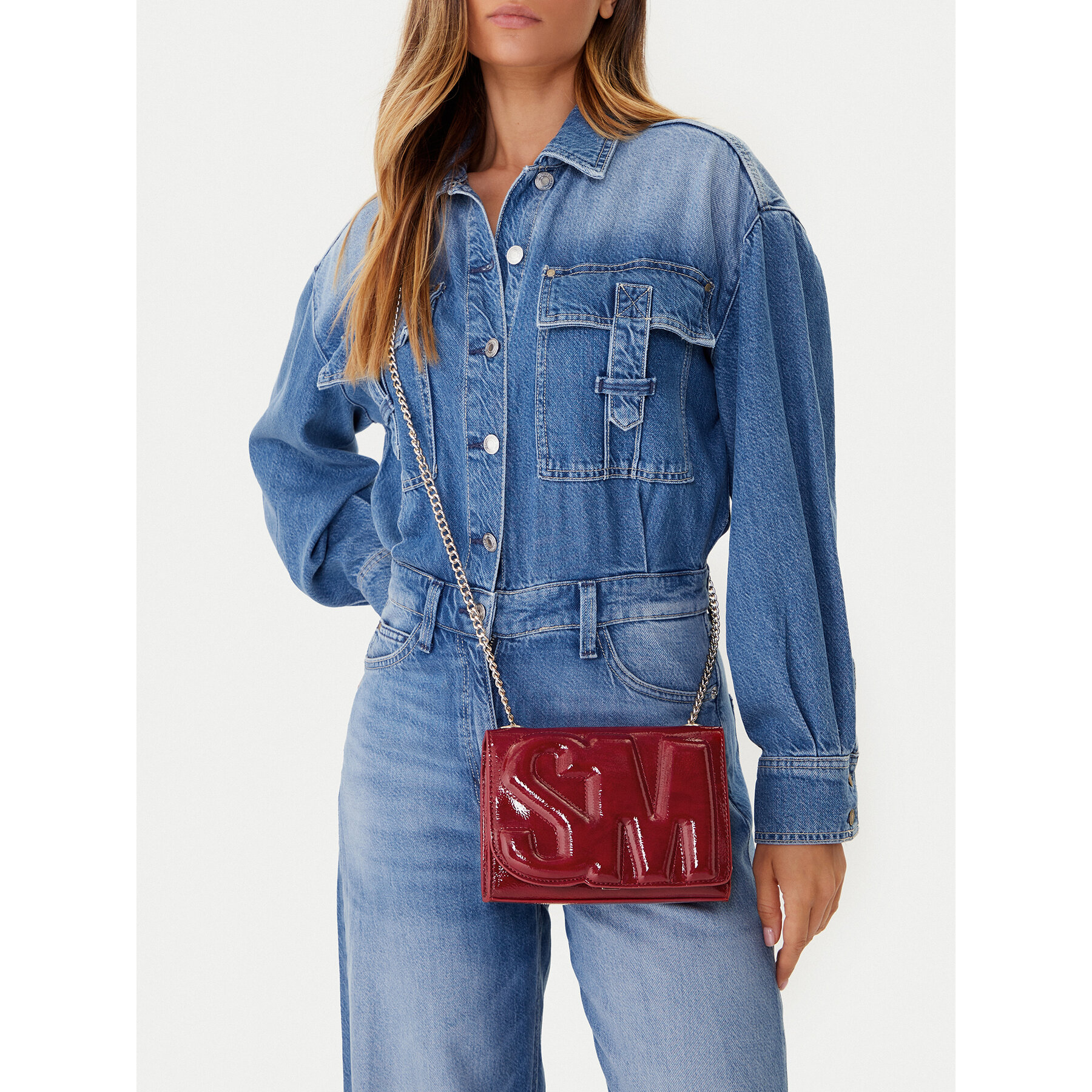 Ročna torba Steve Madden Bzoie SM13002239 Rdeča