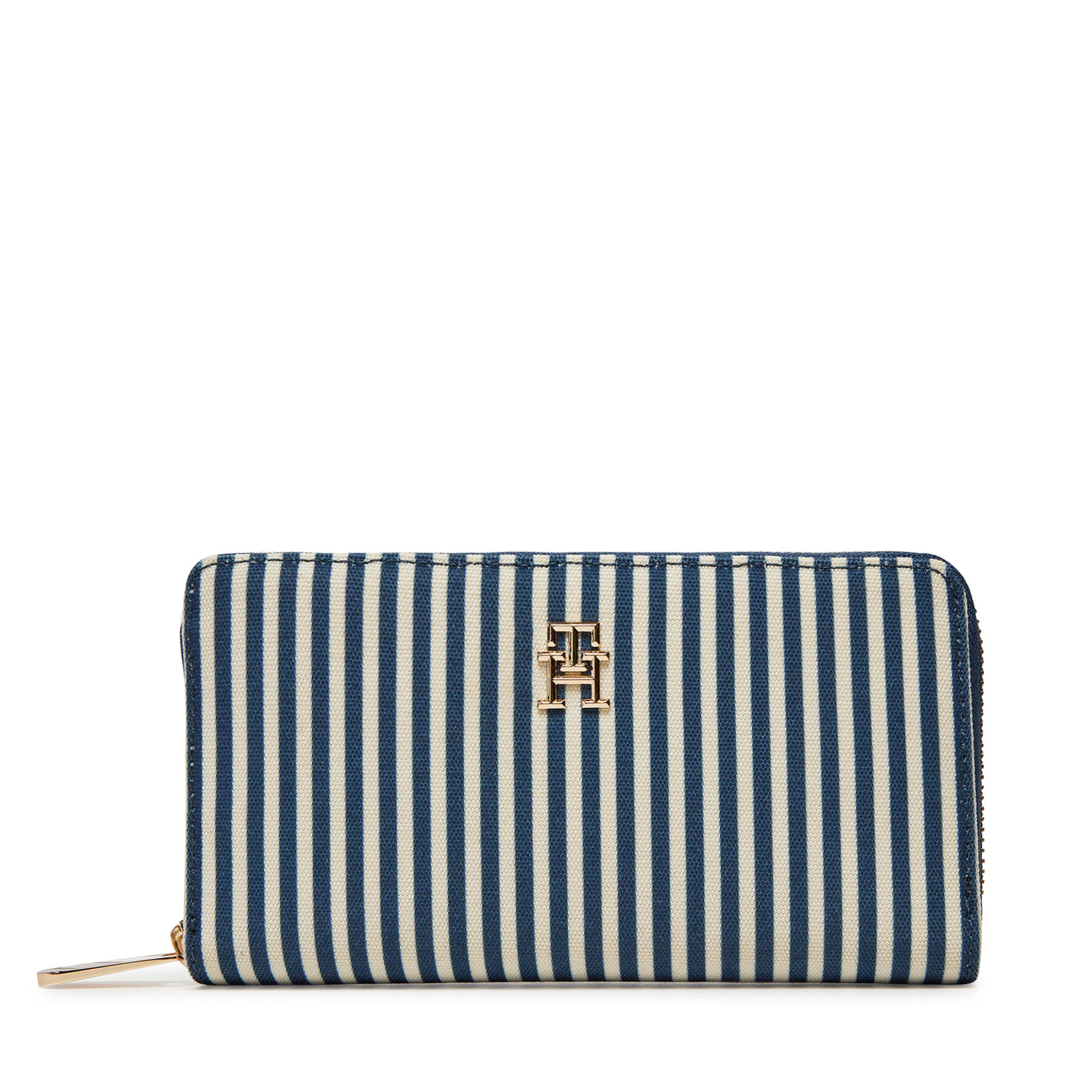Duży Portfel Damski Tommy Hilfiger Niebieski Poppy Summer Lrg Za AW0AW17269