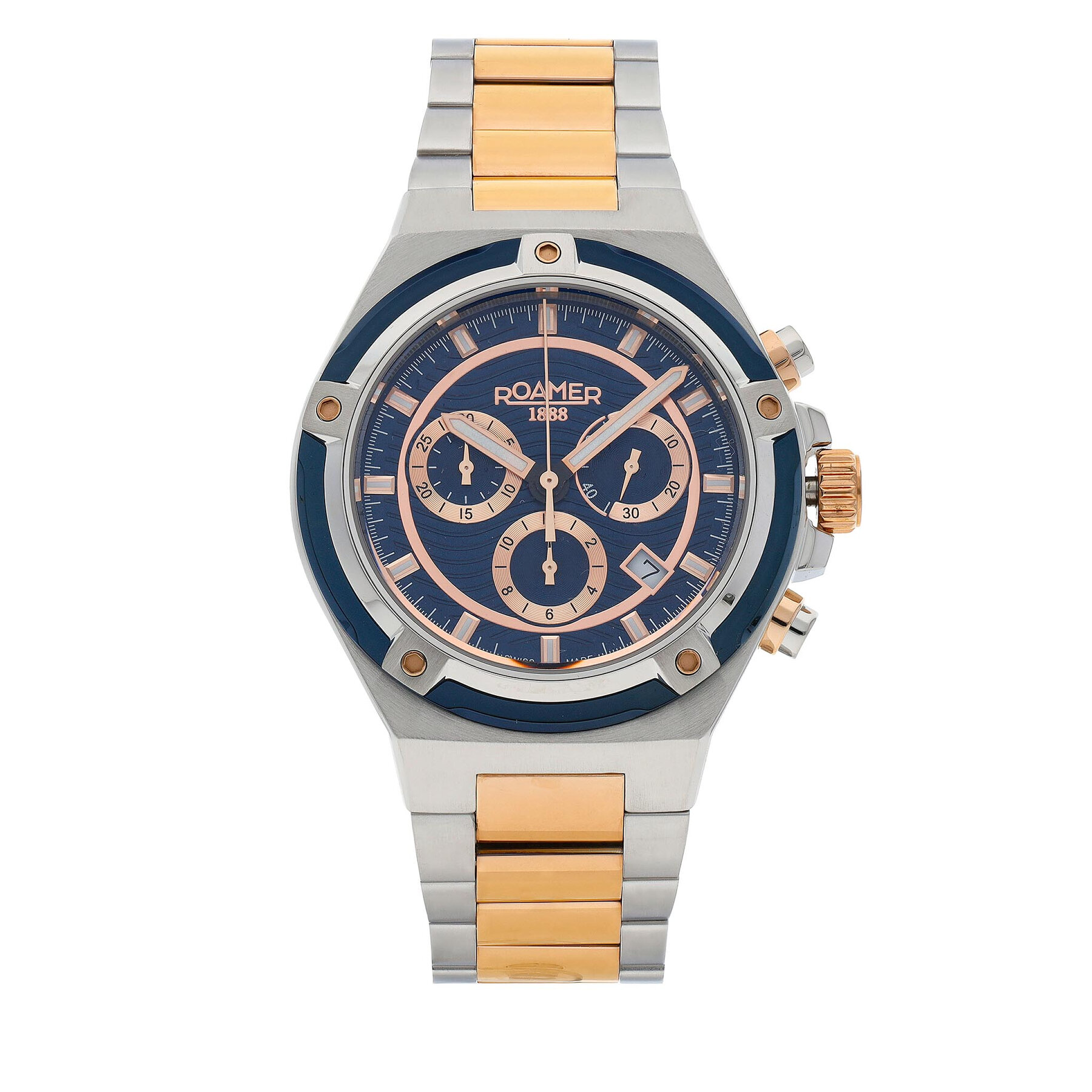 Ročna ura Roamer Tempomaster Chrono 221837 49 45 20 Srebrna