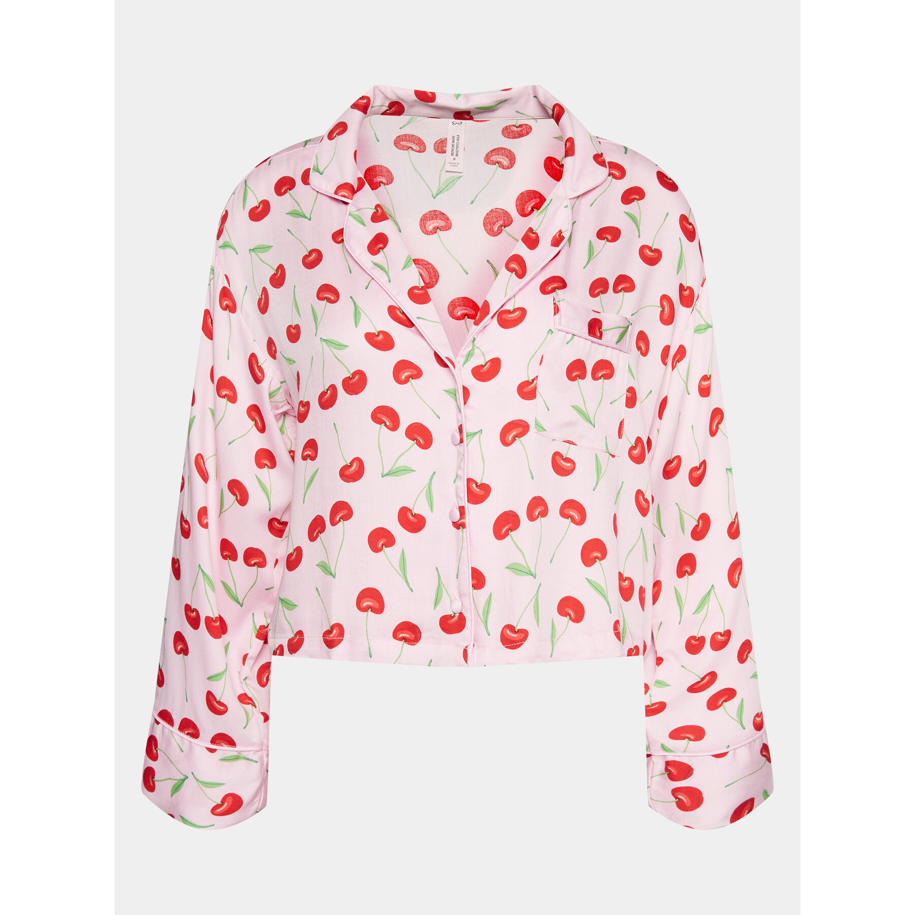 Hunkemöller Pizsama felső 205059 Rózsaszín Relaxed Fit