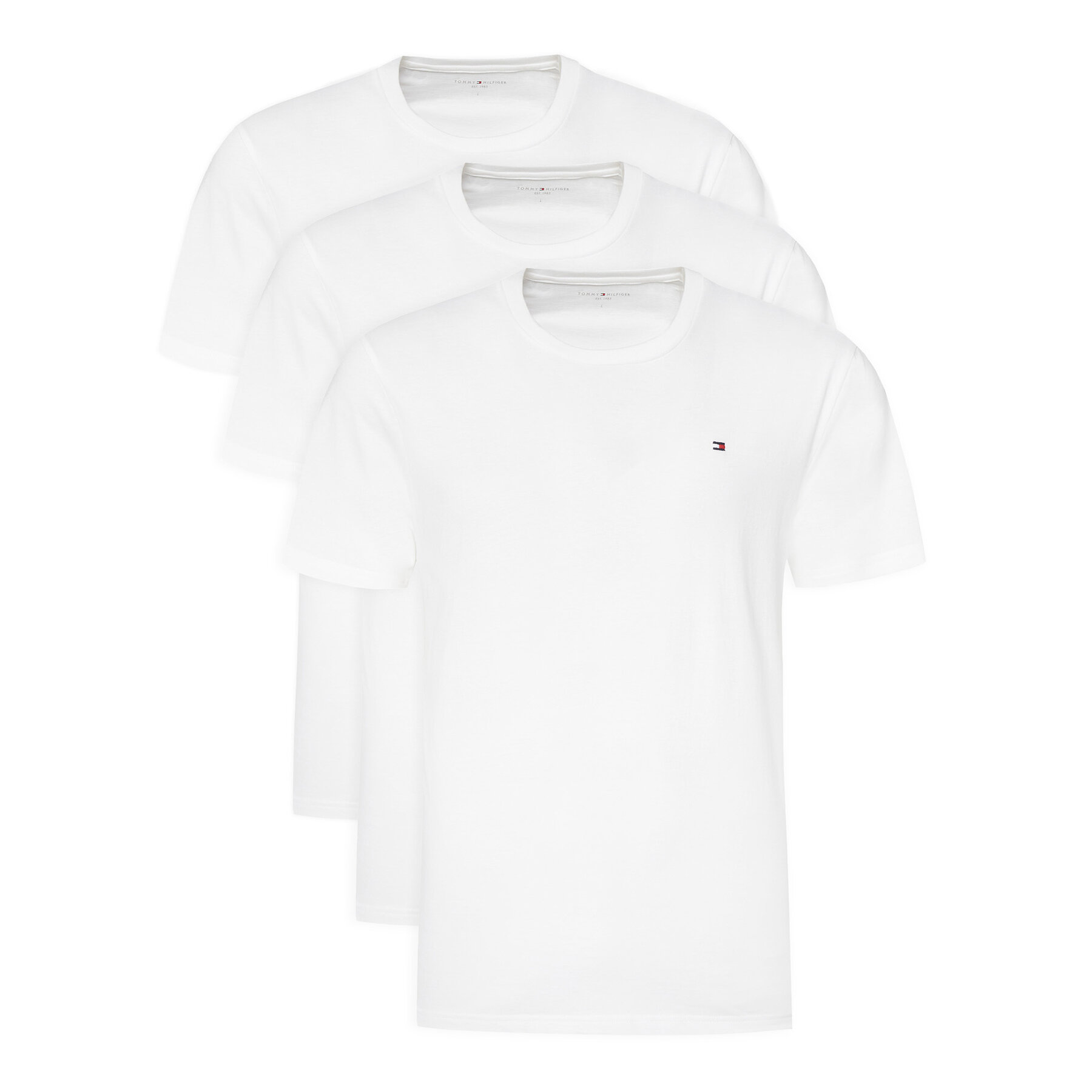 Tommy Hilfiger Komplet t-shirt majic﻿ UM0UM03379 Bela Regular Fit
