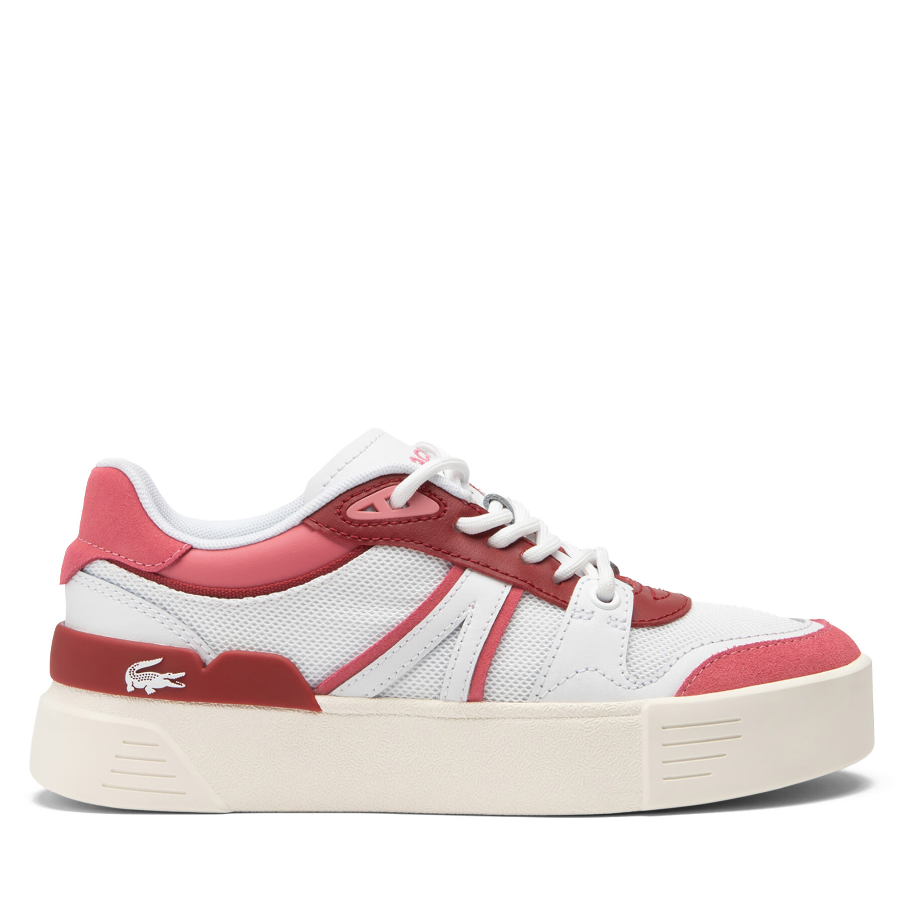 Sneakersy Lacoste L002 Evo Logo Tongue 747SFA0056 Biela