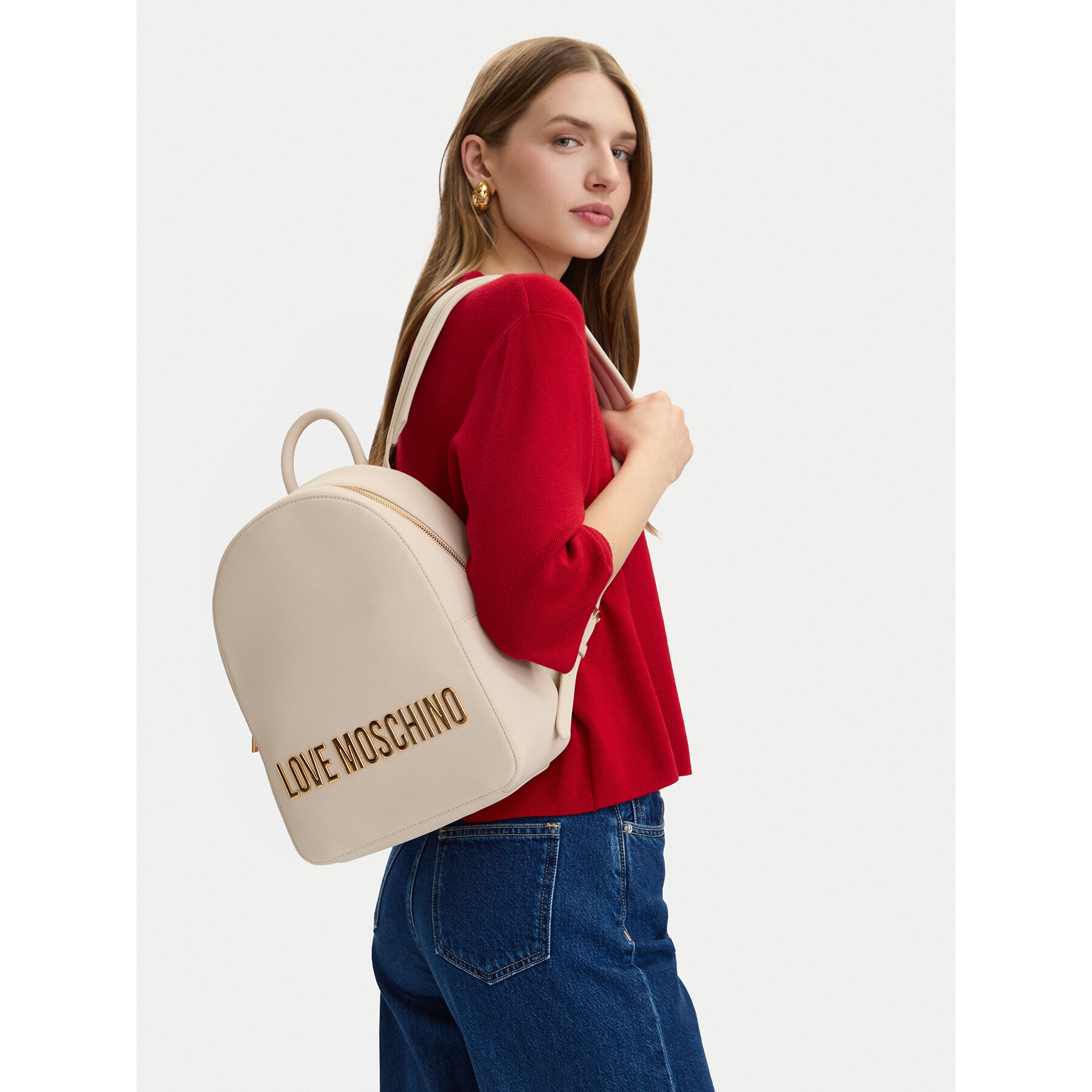 Hátizsák LOVE MOSCHINO JC4193PP0OKD0110 Fehér