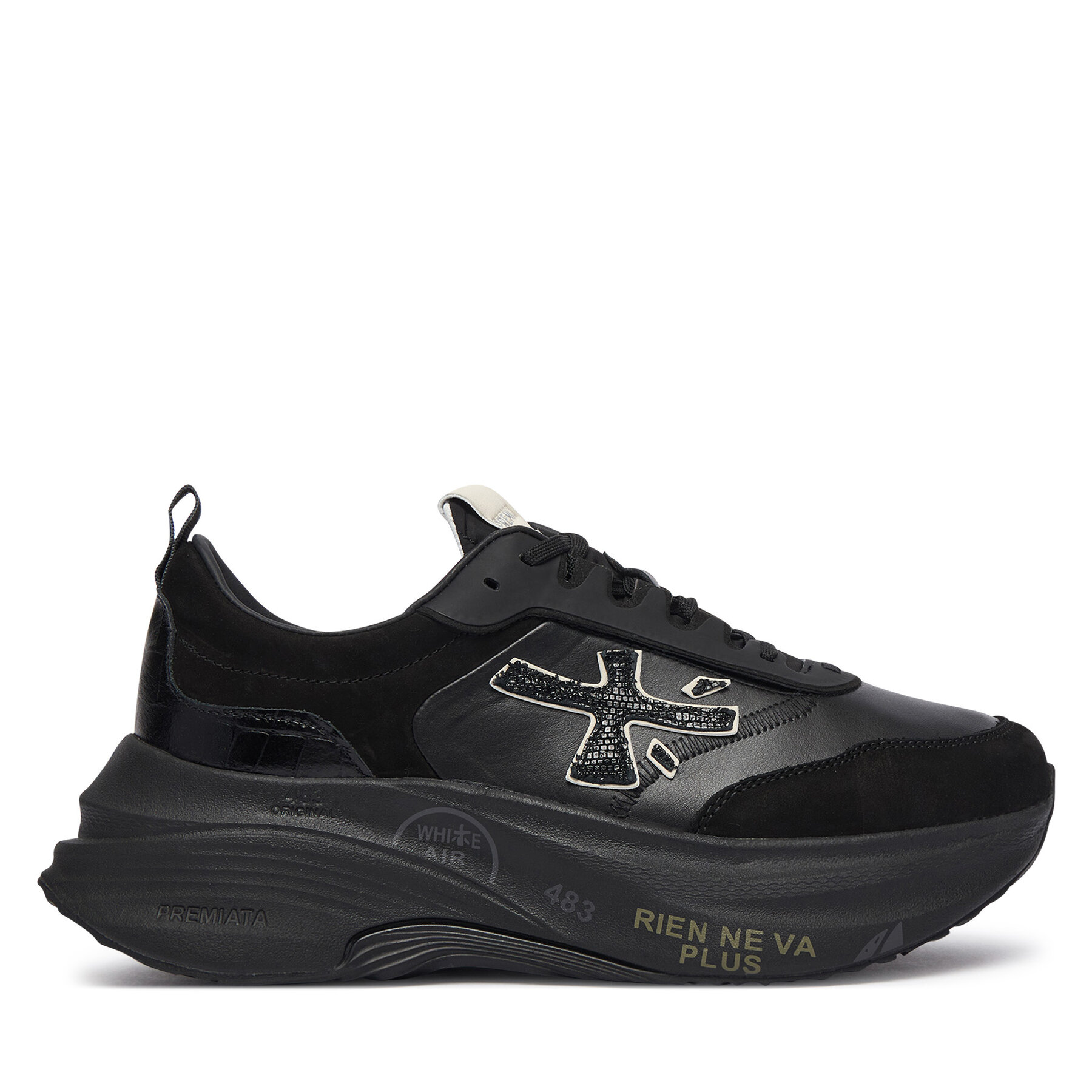 Сникърси Premiata Hill Var 7905 Черен