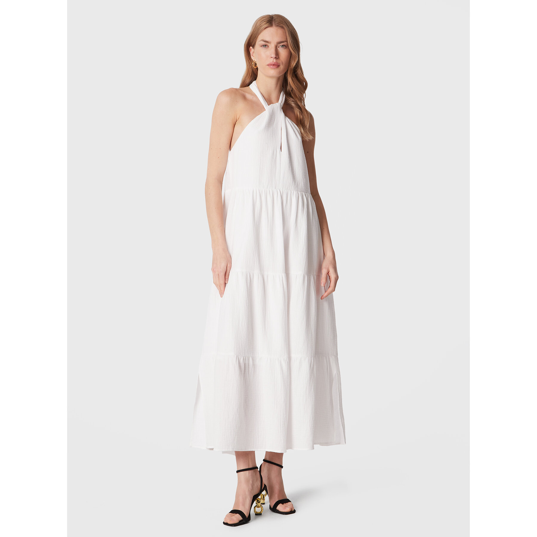 Seafolly Sommerkleid Halter 54864-DR Weiß Regular Fit