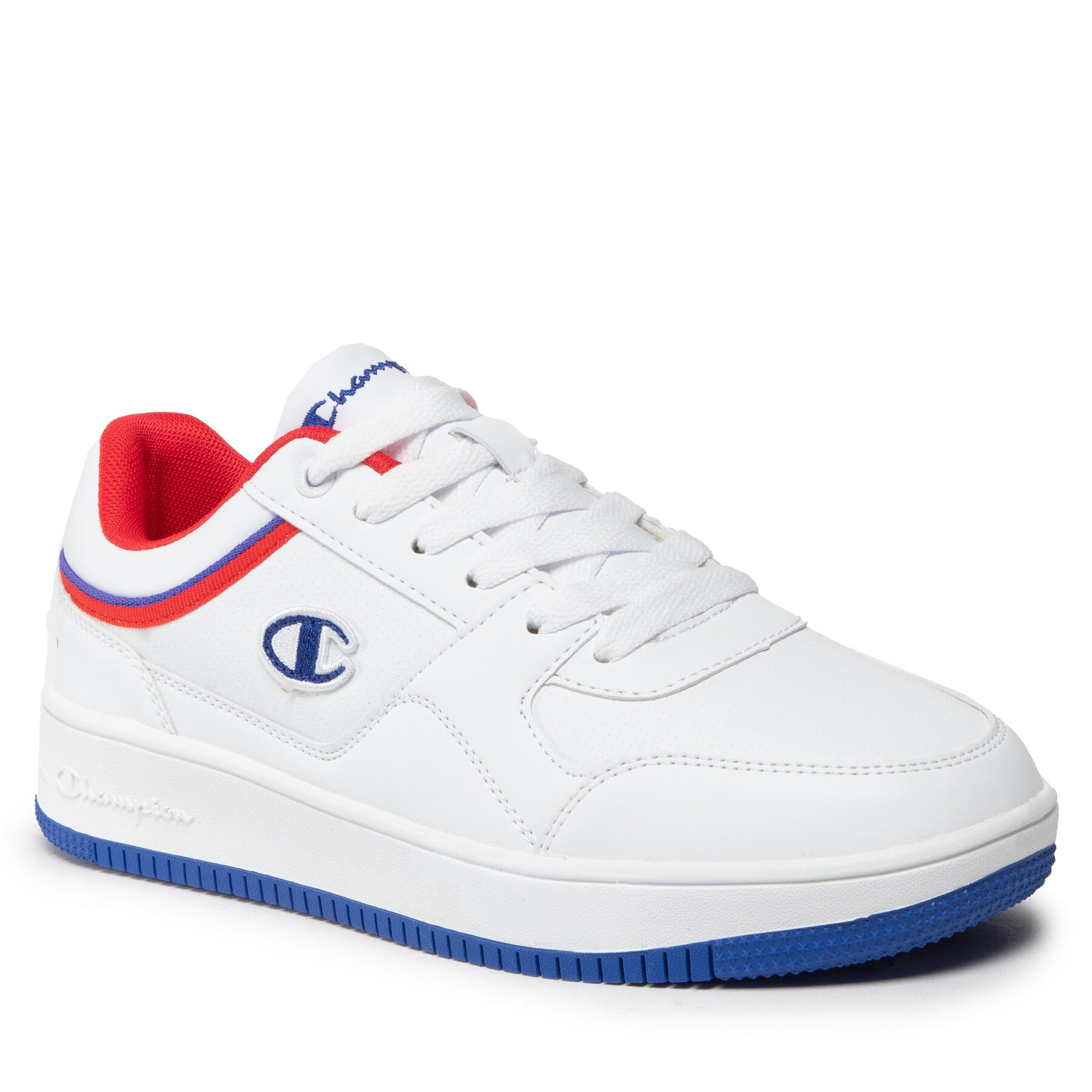 Superge Champion Rebound Low S21905-CHA-WW007 Wht/Rbl/Red