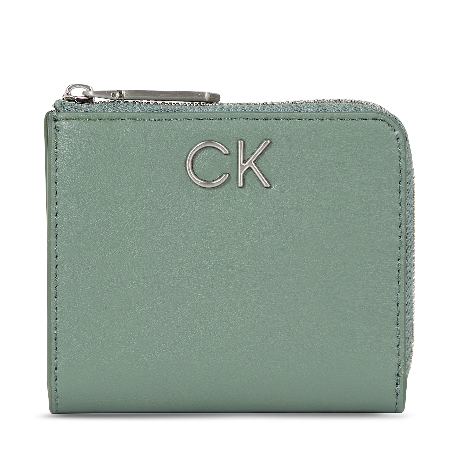Portefeuille pour femme Calvin Klein Re-Lock Za Wallet Sm K60K611097 Vert