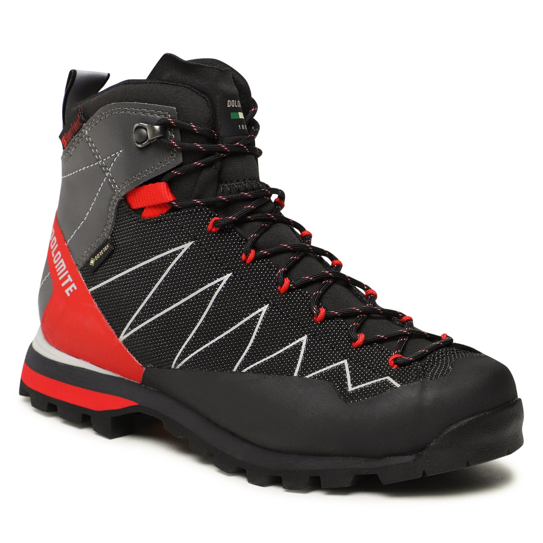 Trekkings Dolomite Crodarossa Pro GTX 2.0 GORE-TEX 280413 Black/Fiery Red 2.0 imagine super redus 2022