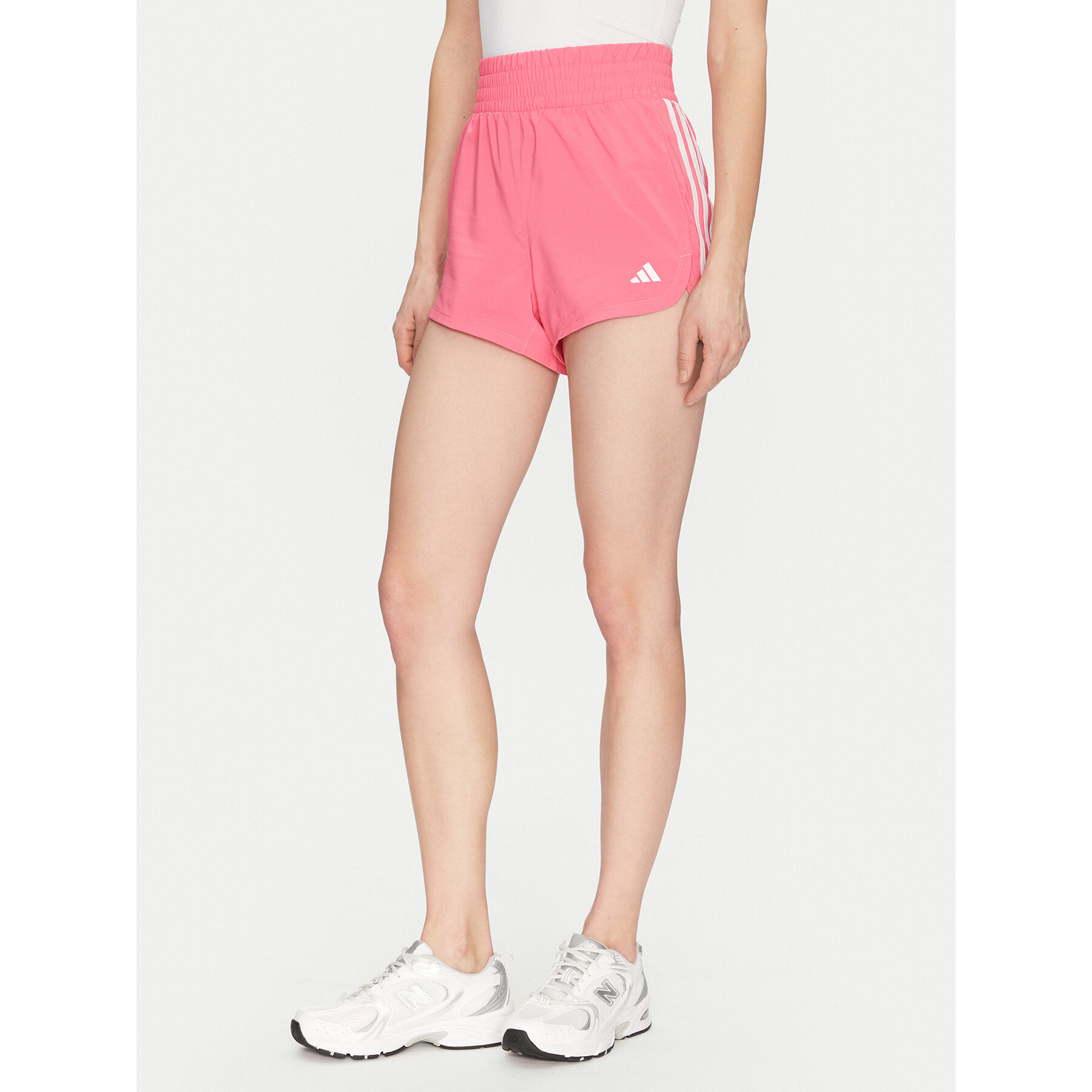 adidas Sportshorts Pacer Training 3-Stripes IX1078 Rosa Regular Fit