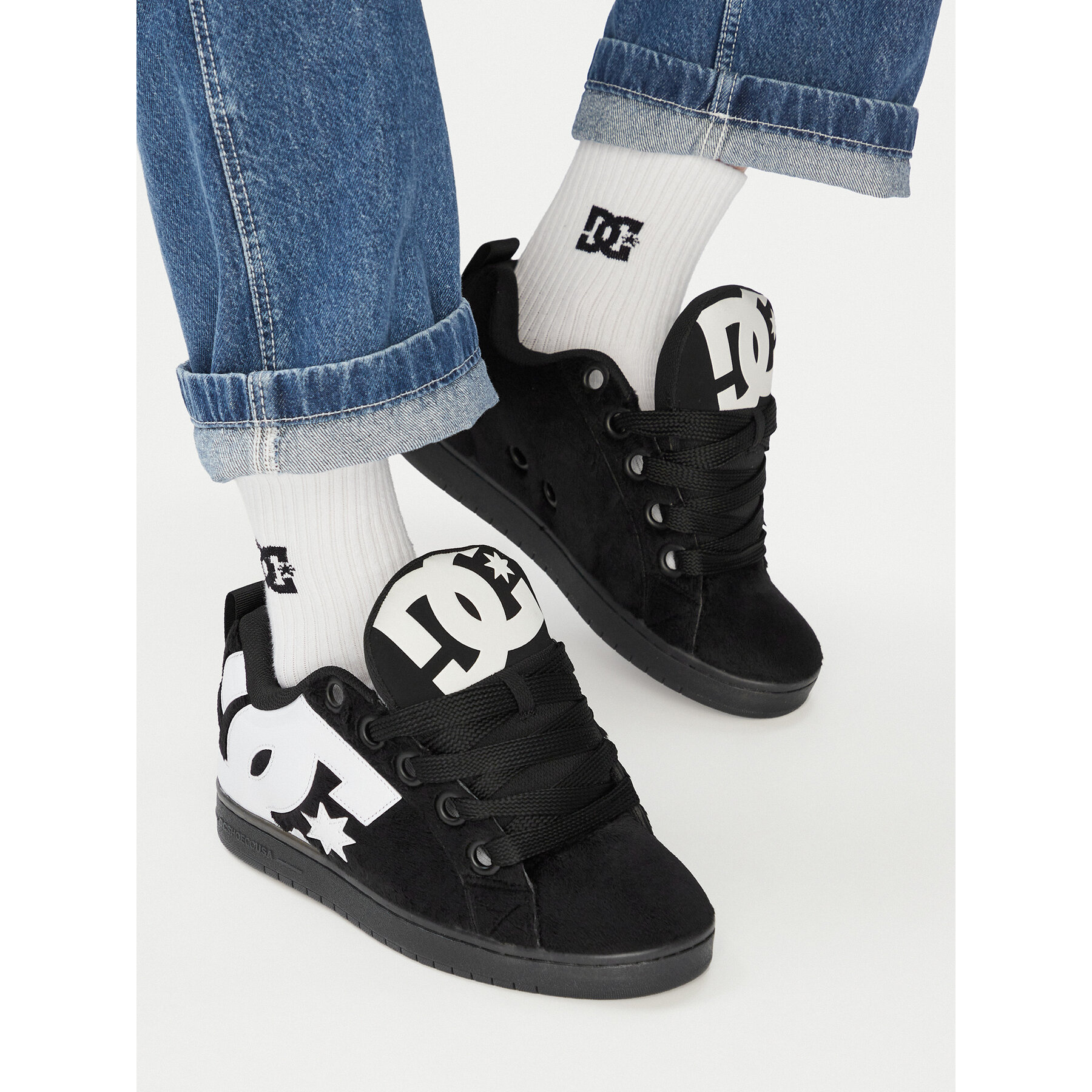 Сникърси DC Shoes EO-COURT GRAFFIK PUFF DC04304001 Черен