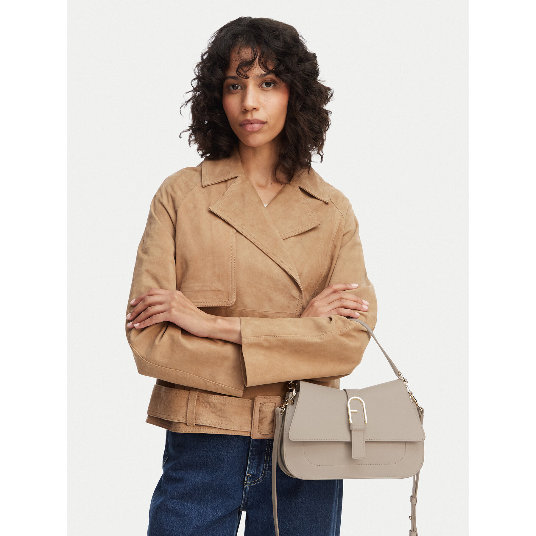 Kabelka Furla Flow M WB00996 BX2045 BG 4488S Béžová