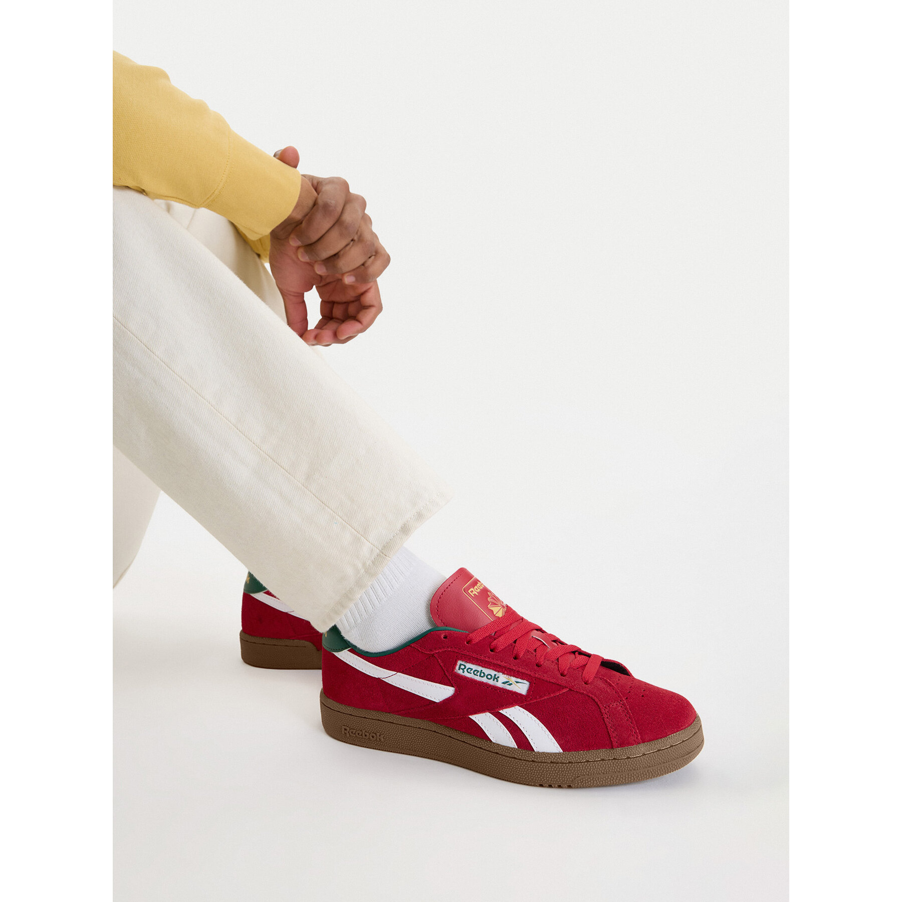 Сникърси Reebok SS-CLUB C GROUNDS UK 100244996 Червен
