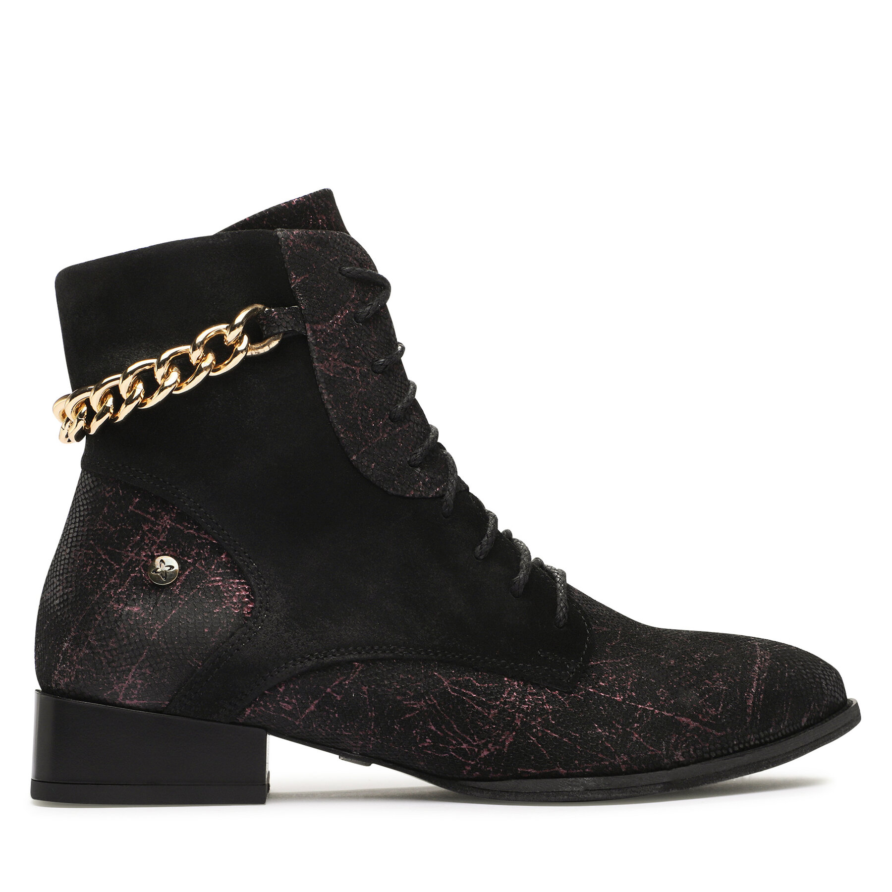 Damen Stiefeletten Maciejka, Schuhgröße 38, Schwarz, 6193-01/00-7