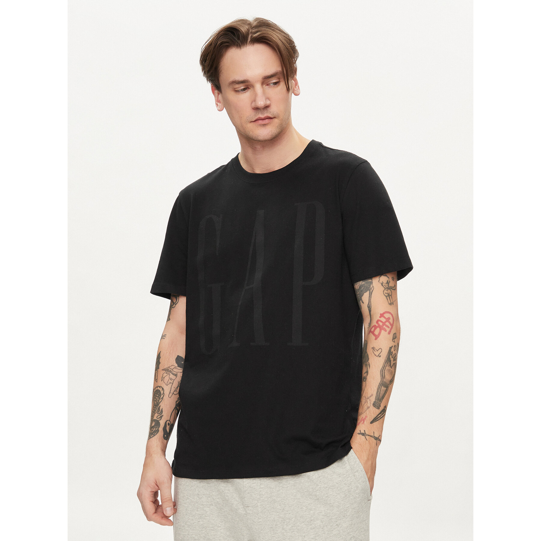 Gap T-shirt 866774-00 Crna Regular Fit