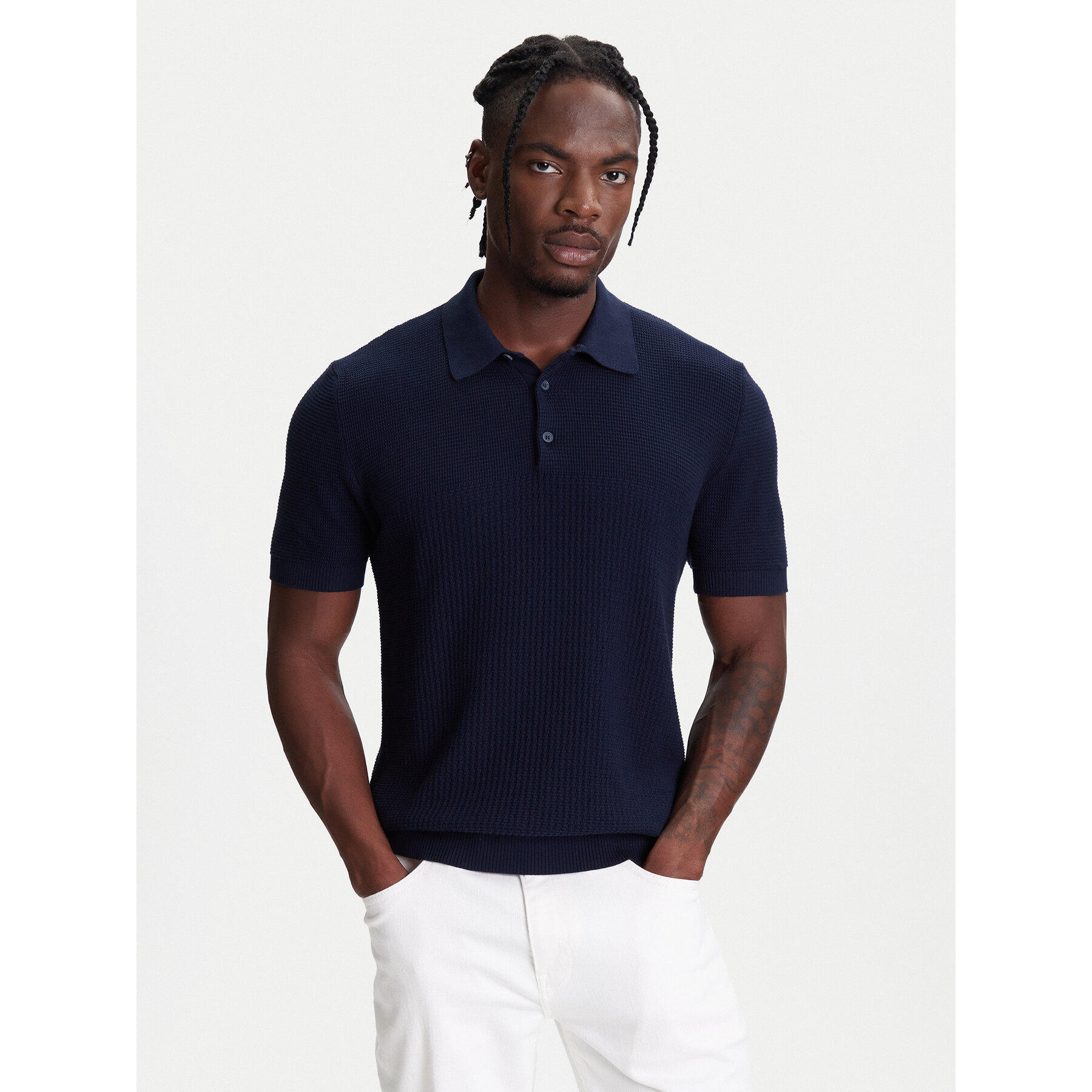 United Colors Of Benetton United Colors Of Benetton Polo 1198U301H Σκούρο μπλε Regular Fit
