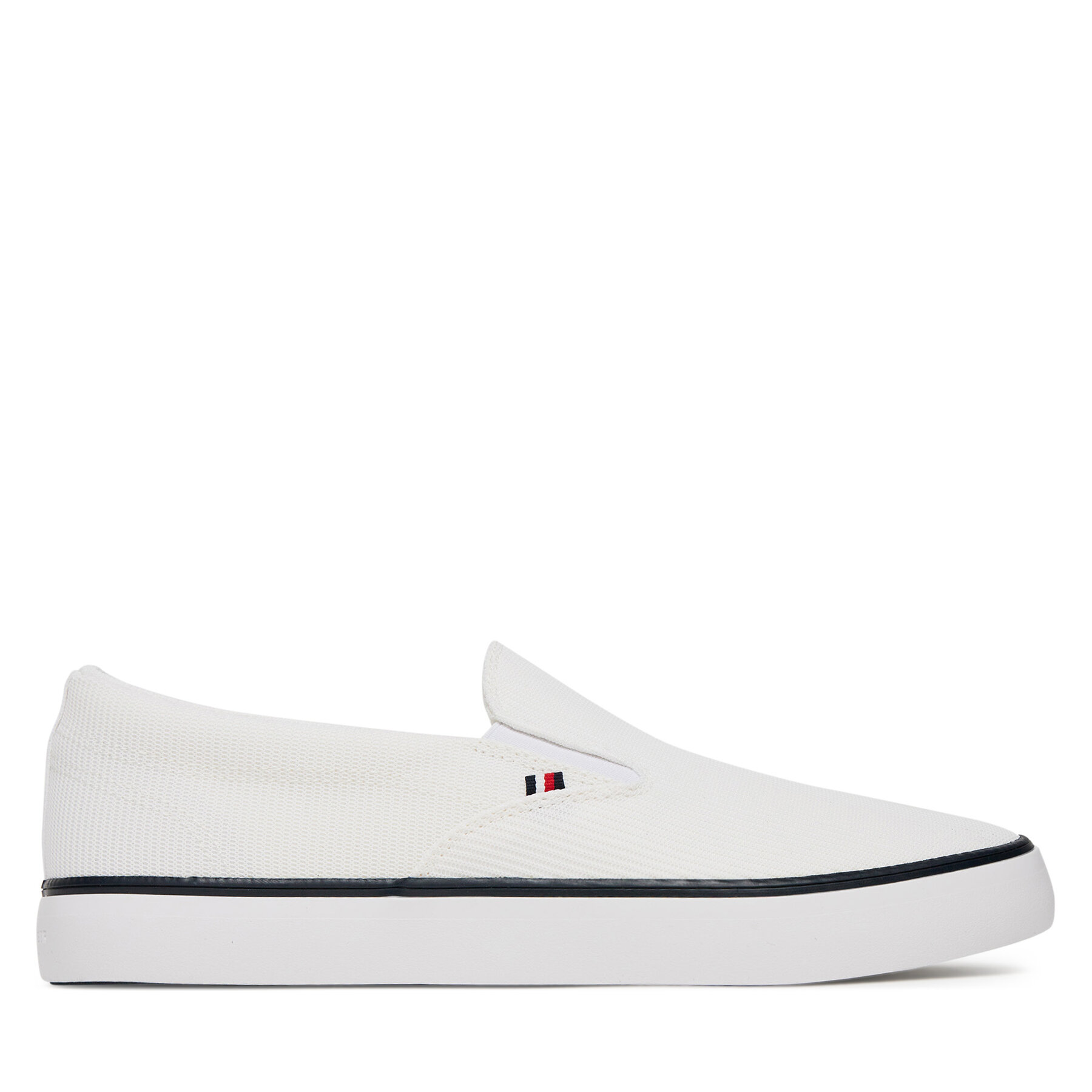 Tenisenes Tommy Hilfiger Th Hi Vulc Core Low Ii Slipon FM0FM05514 Balts
