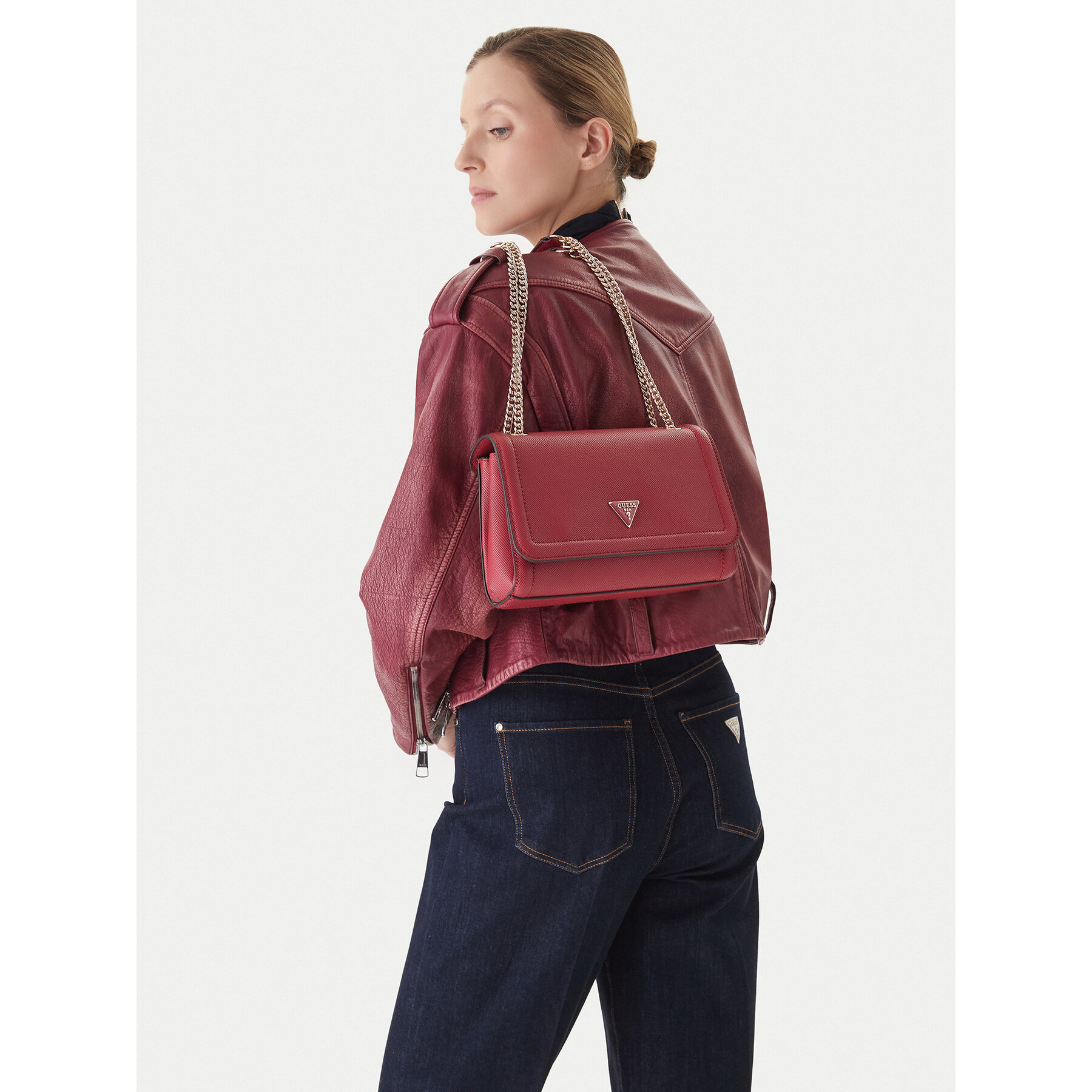 Дамска чанта Guess HWZG96 72210 Червен