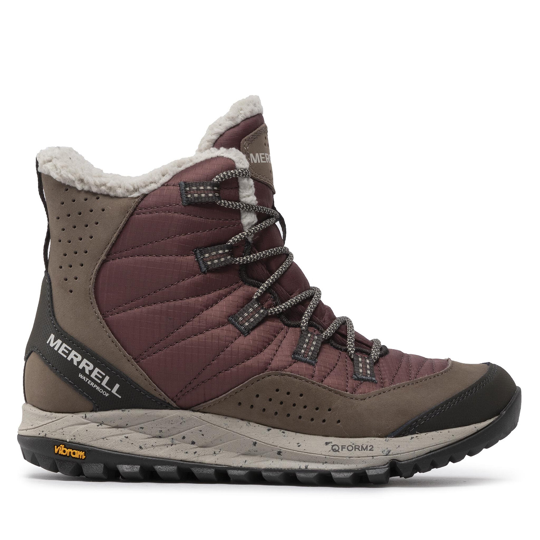 Damen Schneeschuhe Merrell, Schuhgröße 37, Dunkelrot, Antora Sneaker Boot Wp J066930