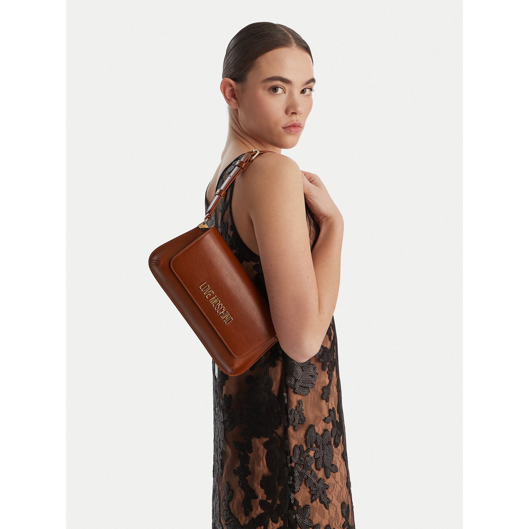 Дамска чанта LOVE MOSCHINO JC4058PP1OLH0200 Кафяв