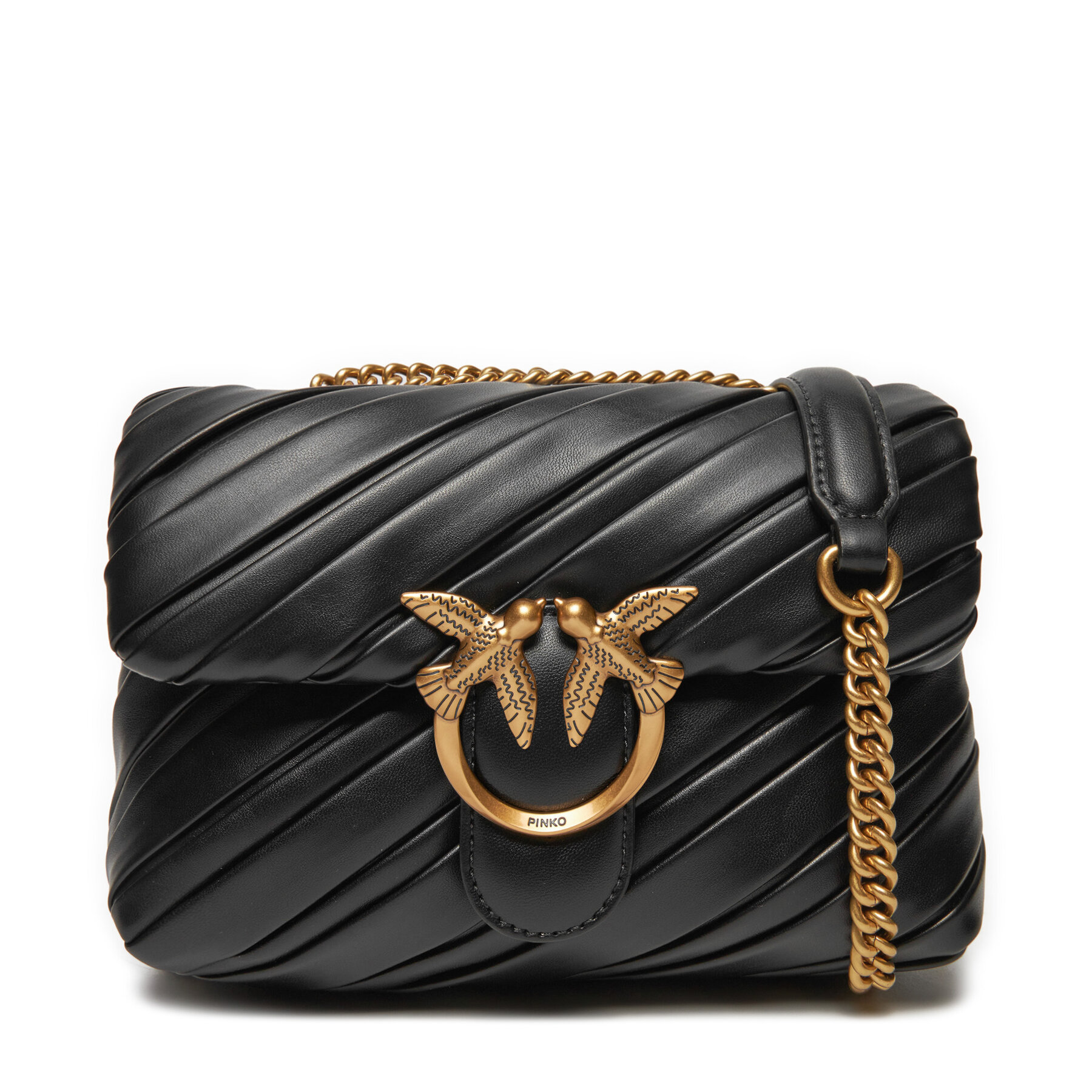 Sac à main PINKO Love Puff Mini Cl AI 24-25 PLTT 100039 A1V9 Noir