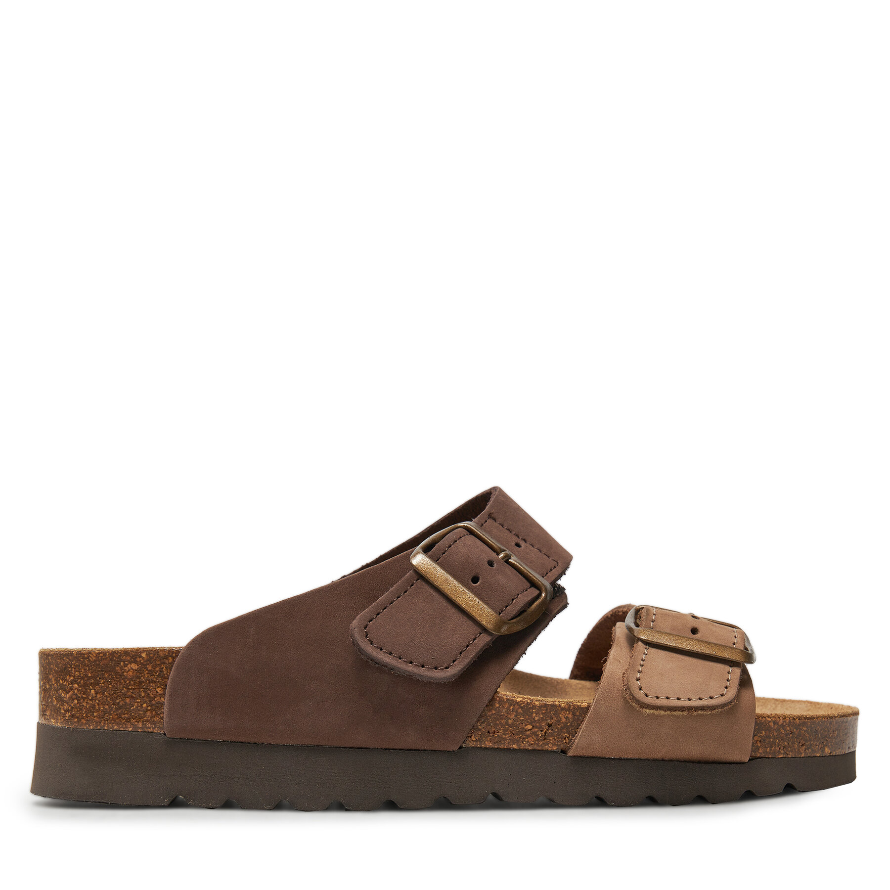 Damen Pantoletten Grünland, Schuhgröße 36, Braun, Hola CB2249-11