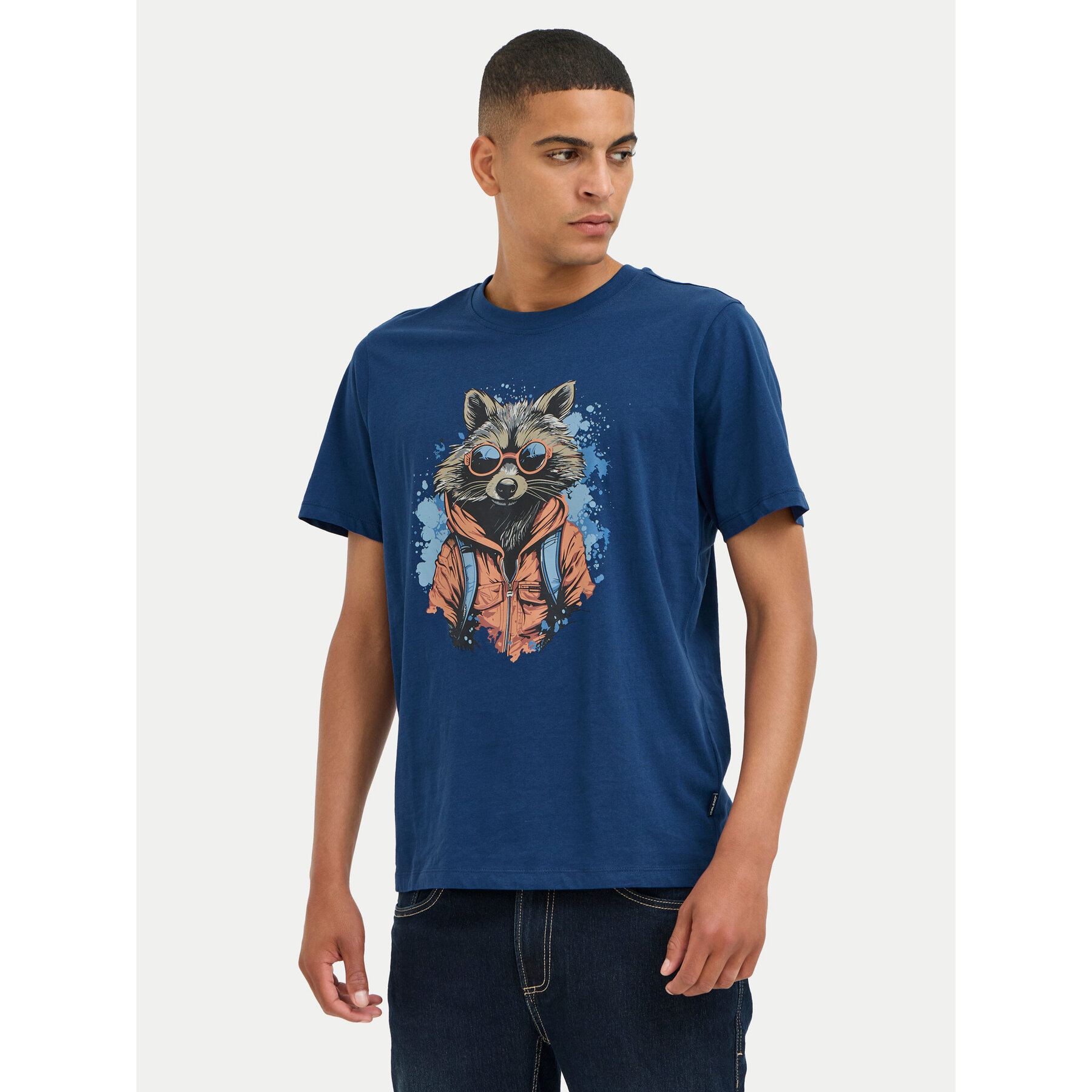 Blend Póló 20717754 Kék Regular Fit