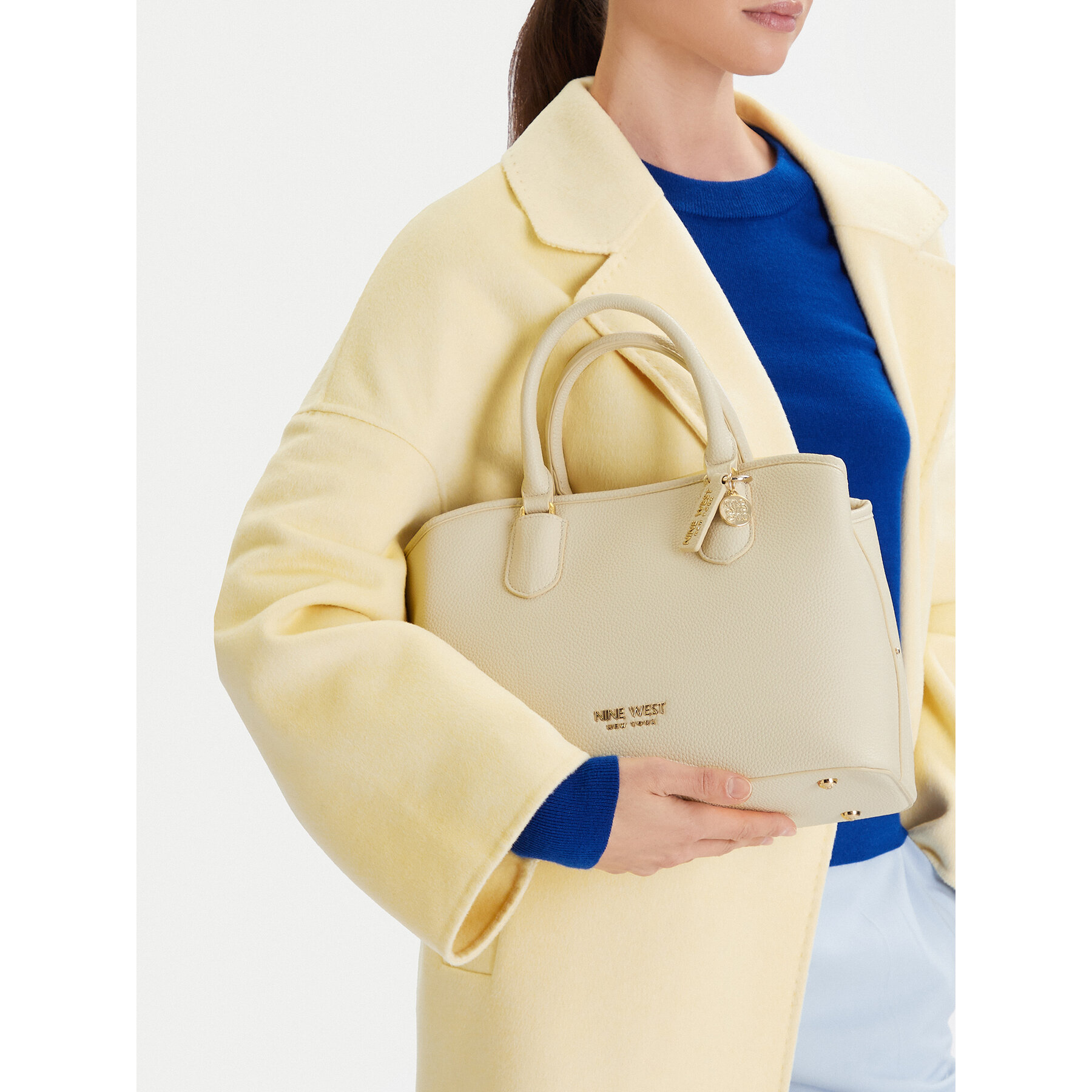 Geantă Nine West CEO-Vena-KY255 Écru