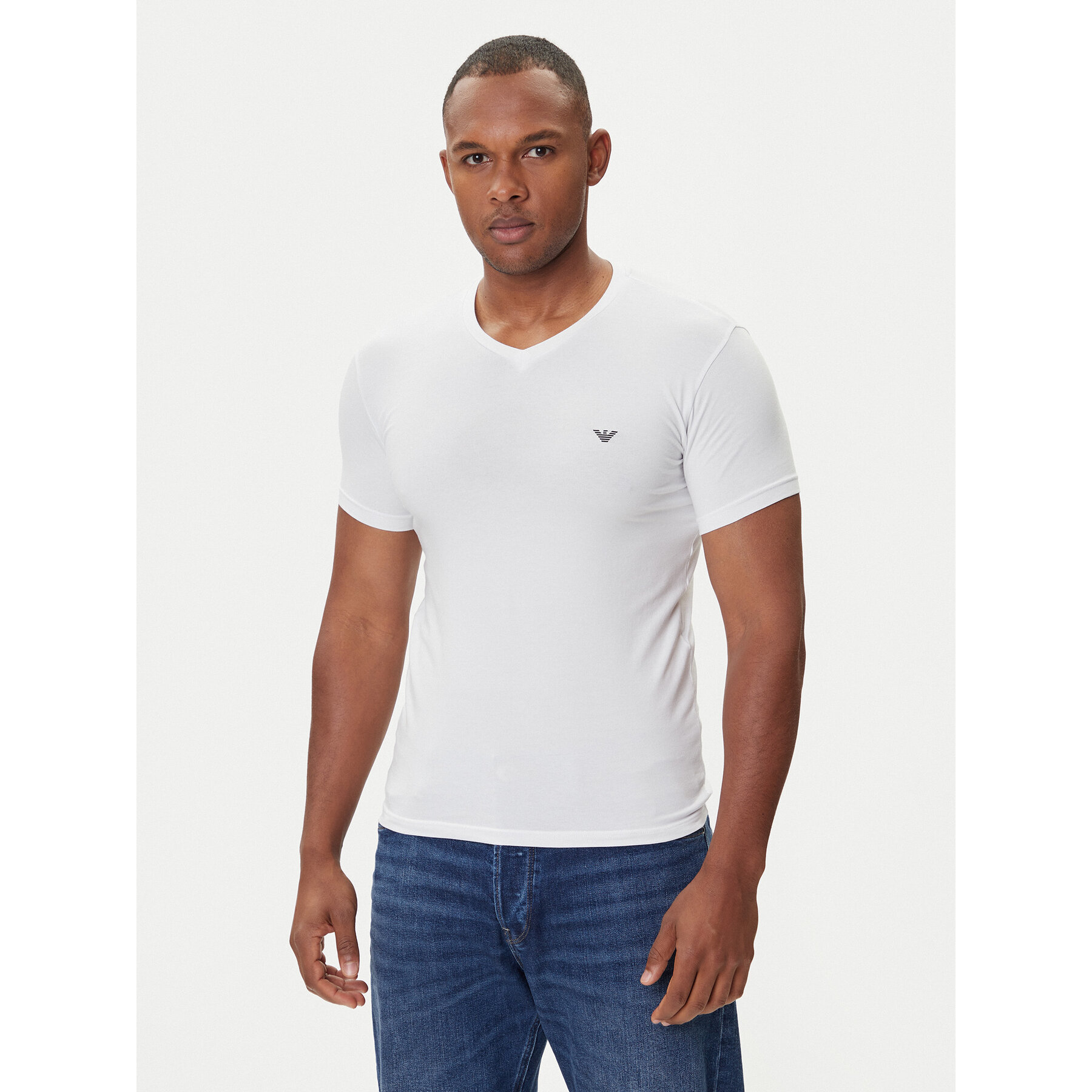 Emporio Armani Underwear T-Shirt EM000380 AF14133 U0002 Weiß Fitted Fit