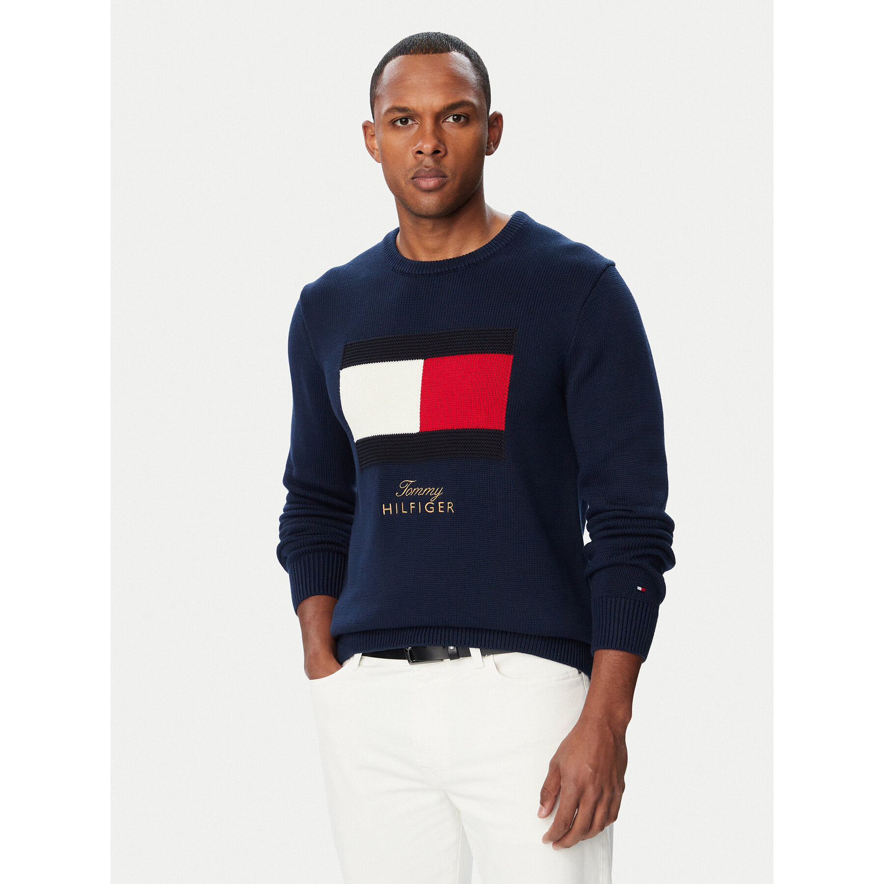 Tommy Hilfiger Pullover MW0MW44816 Dunkelblau Regular Fit