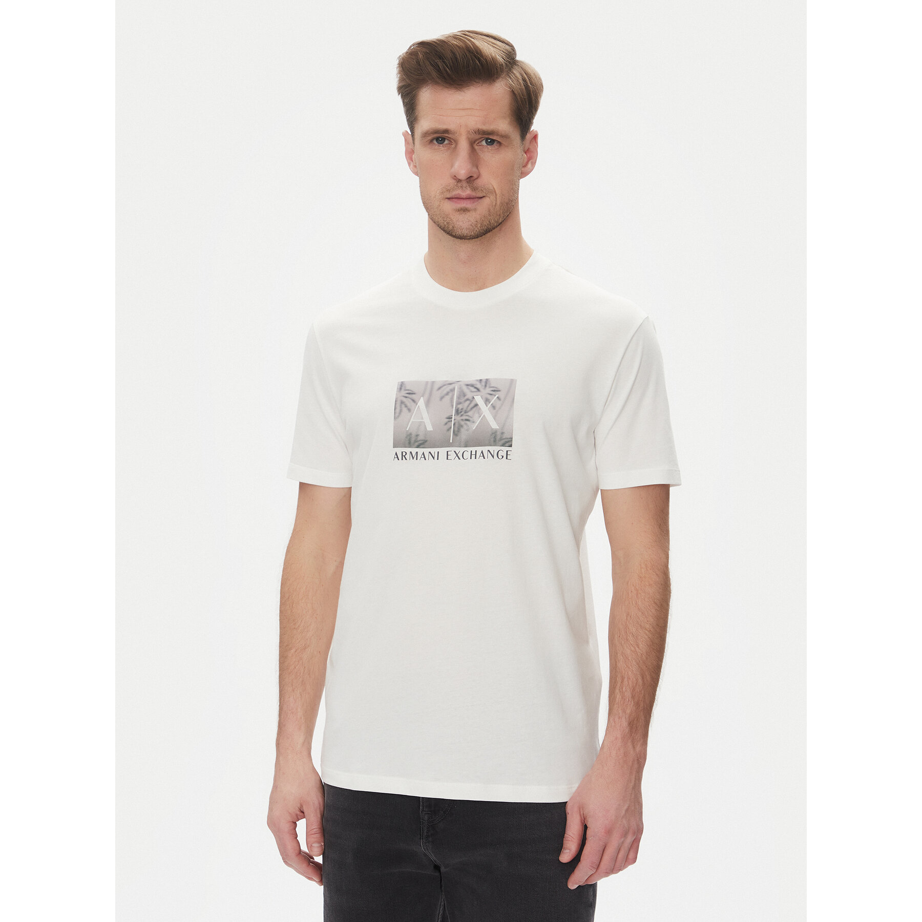 Armani Exchange Póló XM000555 AF10358 U0009 Fehér Regular Fit