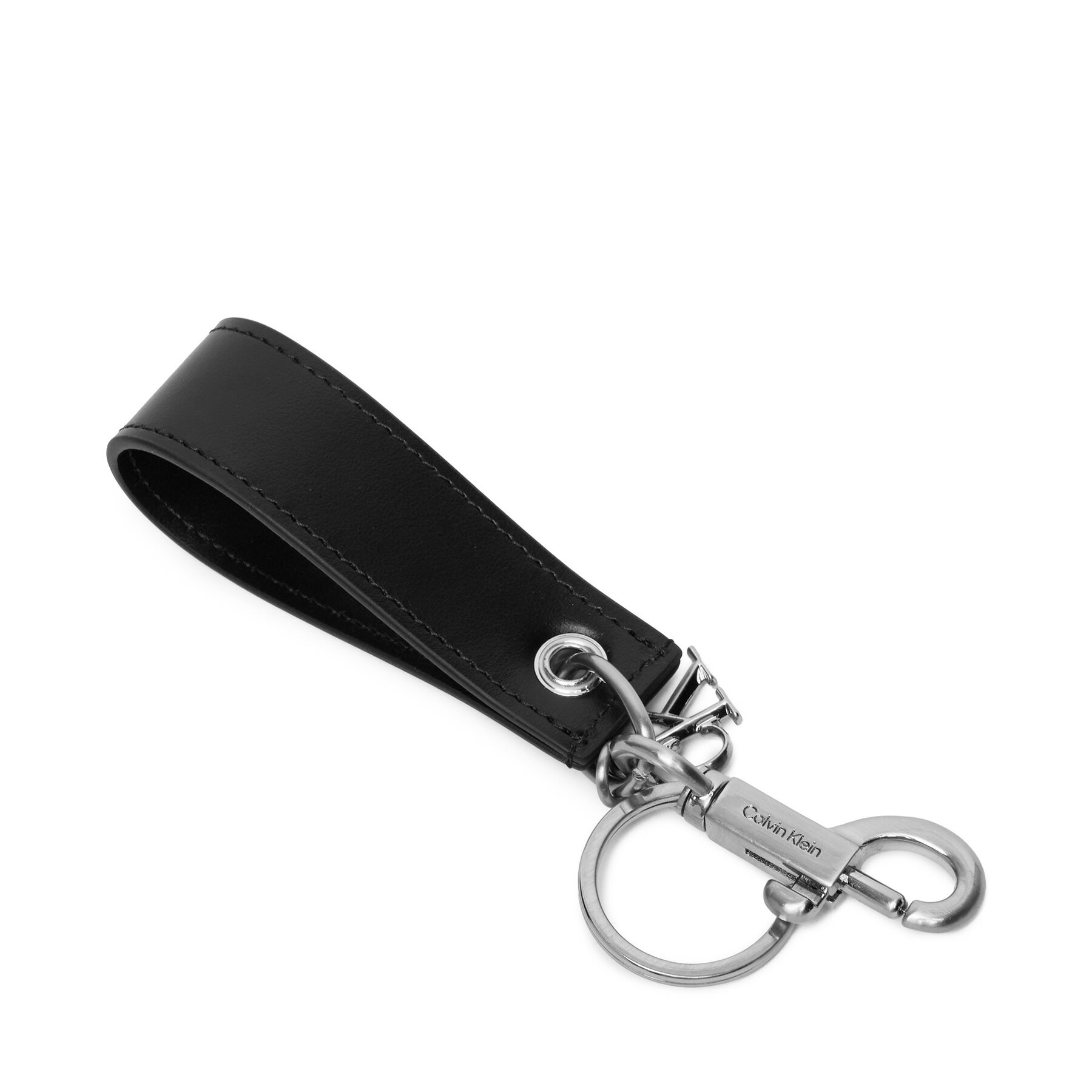 Kulcstartó Calvin Klein Bold Ck Logo Key Fob LV04D1151G Fekete