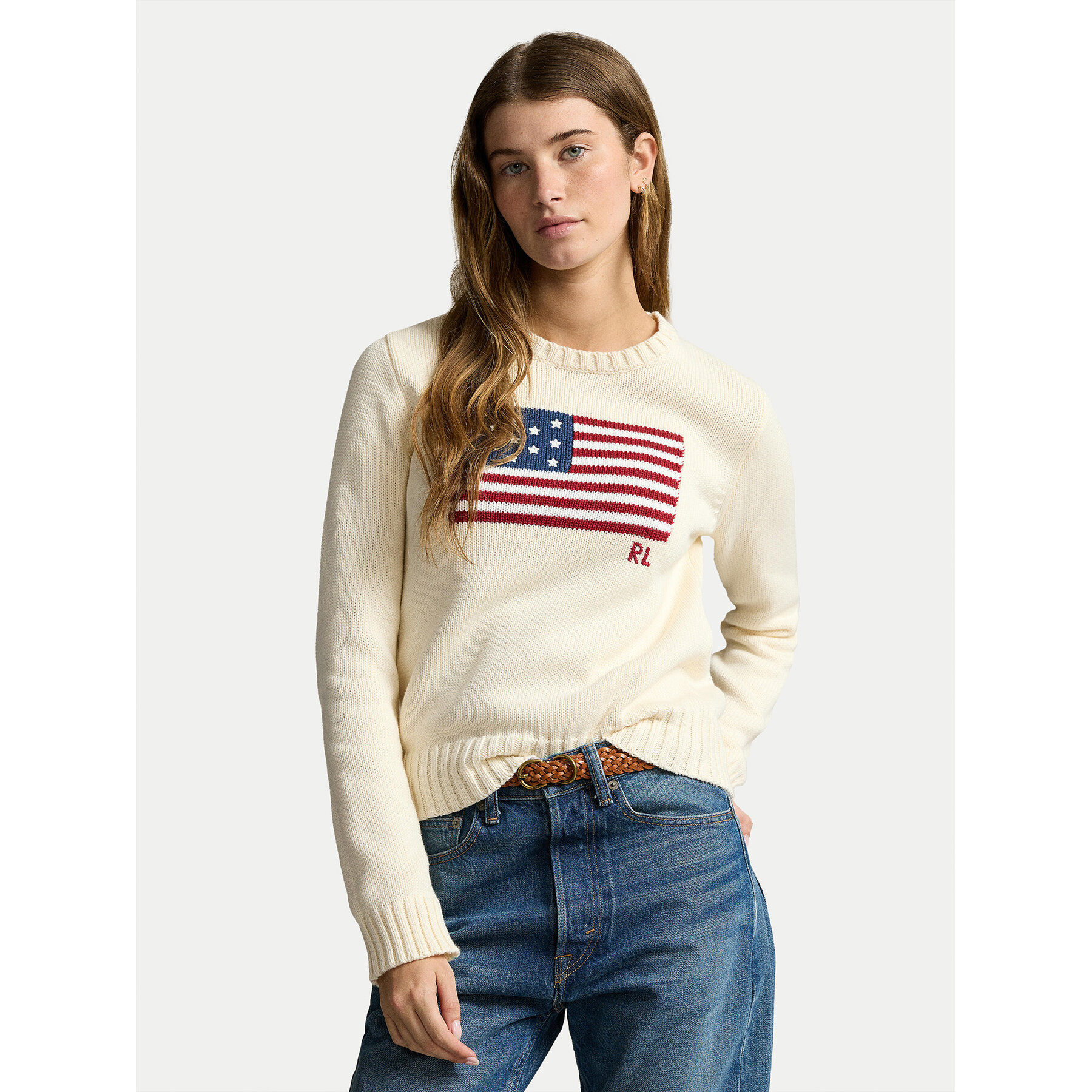 Polo Ralph Lauren Pullover 211896939002 Beige Straight Fit