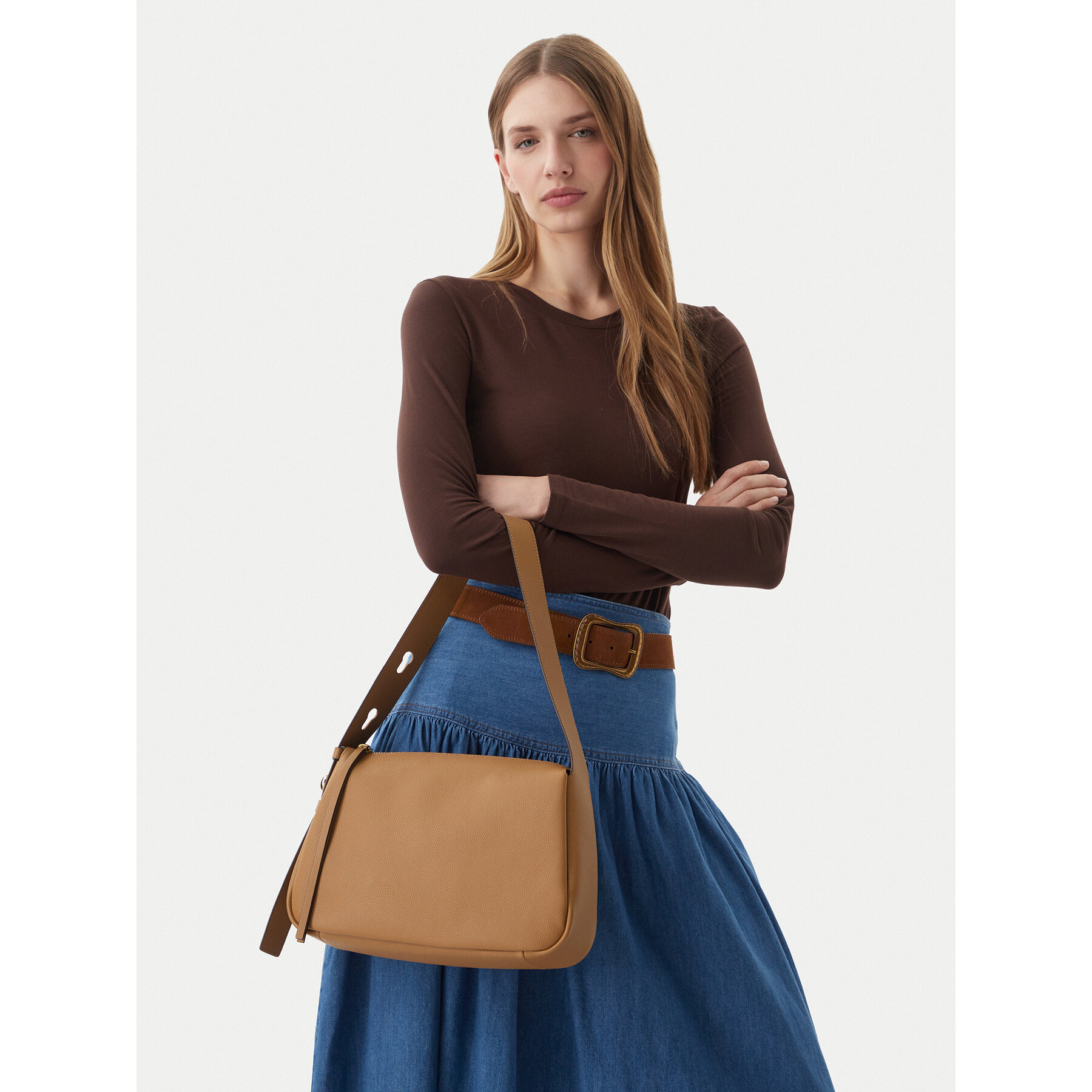 Torbica Tory Burch 177364 Smeđa
