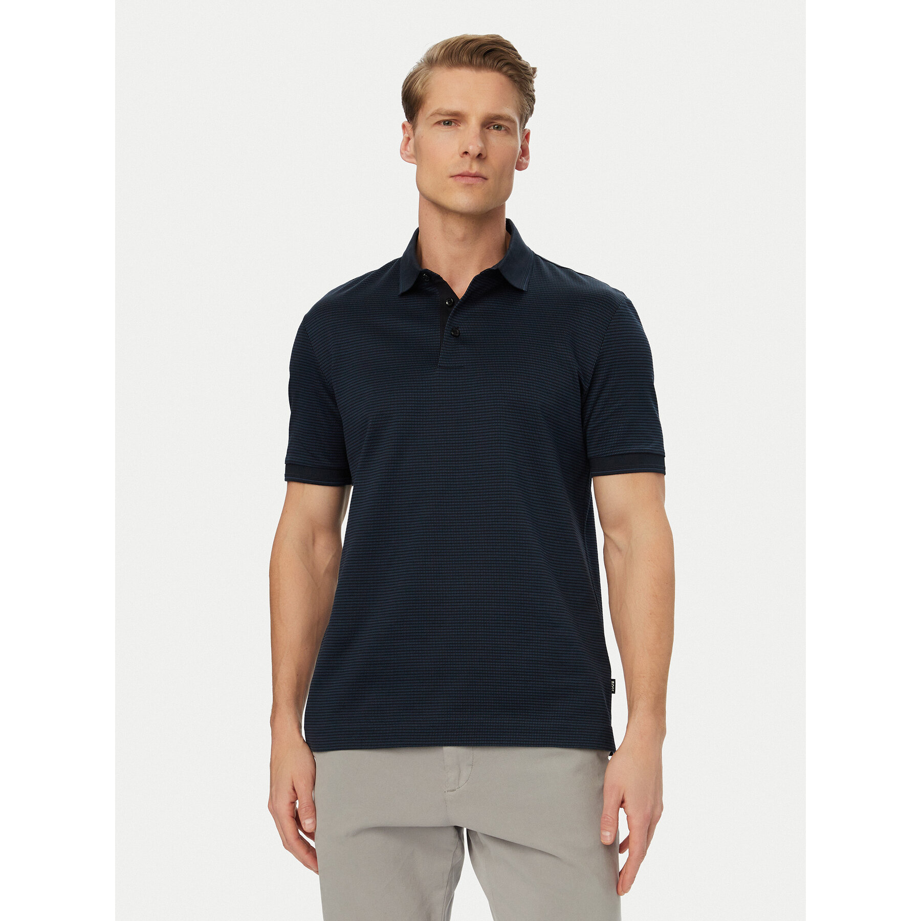 BOSS Poloshirt H-Parlay 242 50559766 Dunkelblau Regular Fit