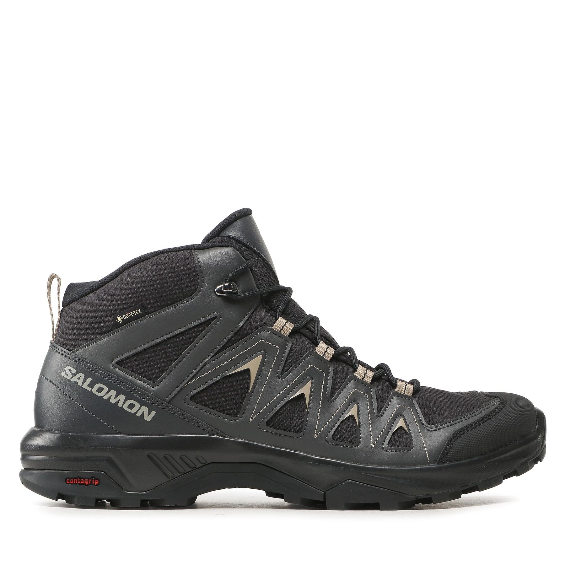 Chaussures de trekking Salomon X Braze Mid GORE-TEX L47174800 Noir